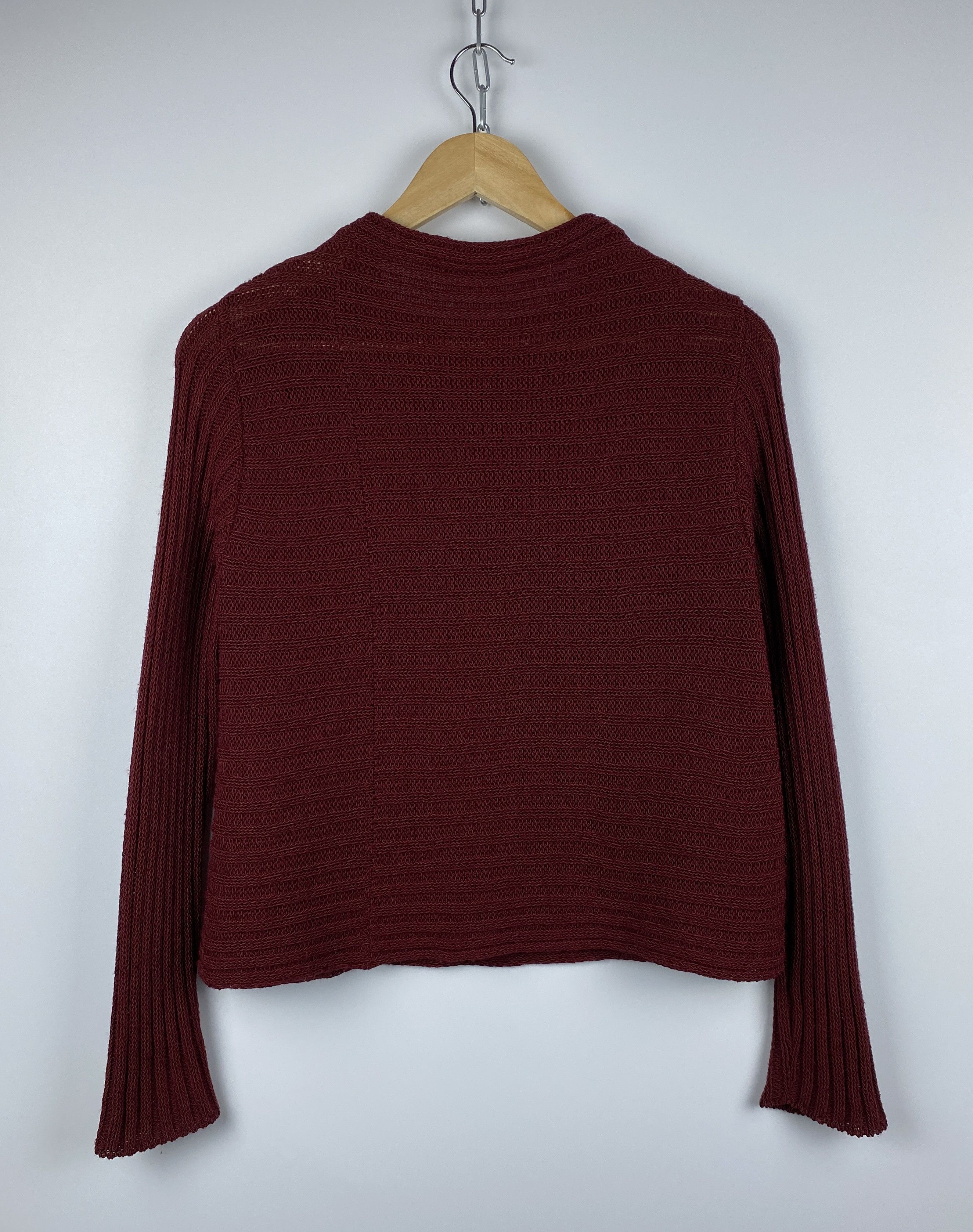 Sarah Pacini Sarah Pacini Knit Cropped Sweater Made in Italy One Size Size ONE SIZE - 6 Thumbnail