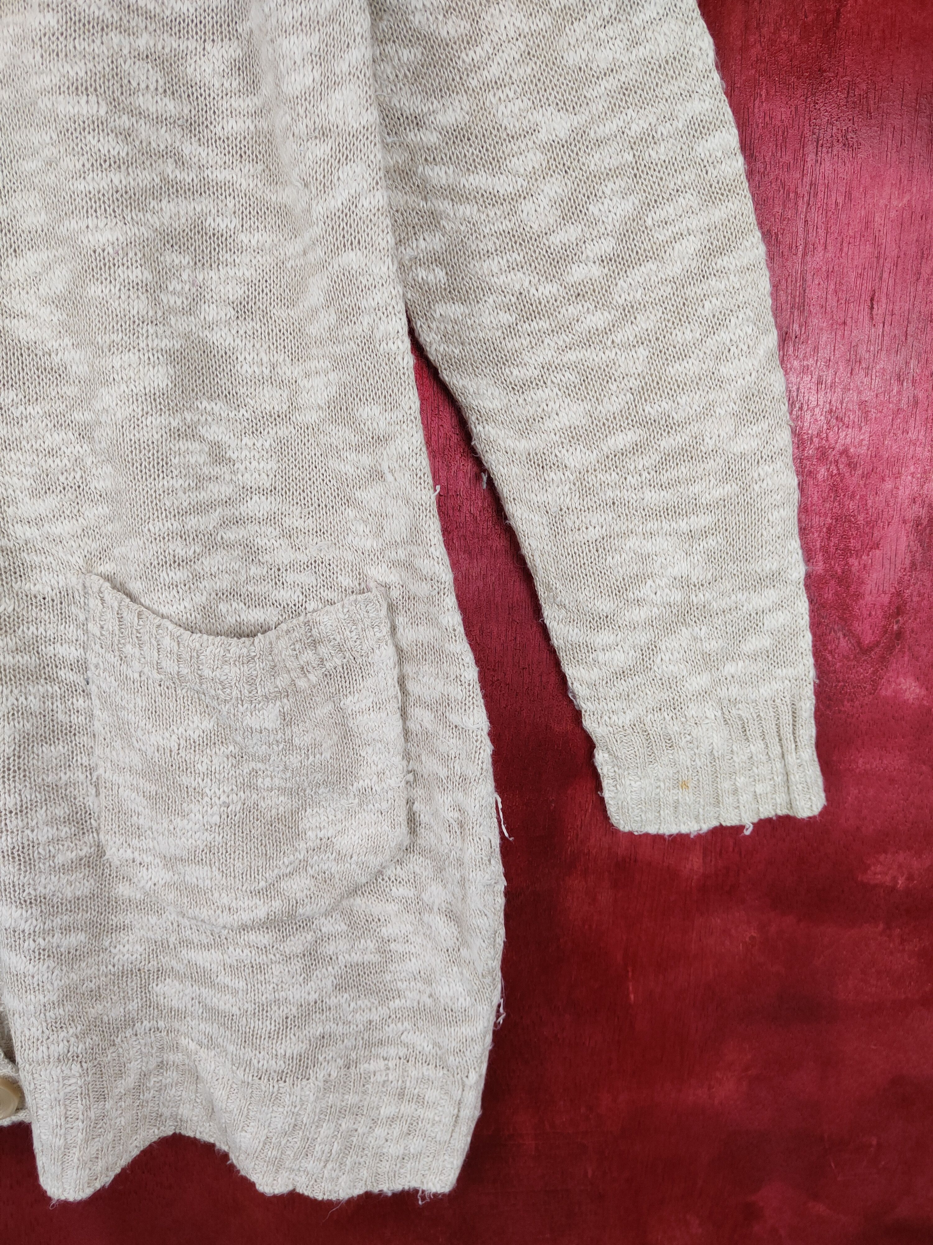 Japanese Brand Japan cardigan Cream Knitwear #4372 Size US M / EU 48-50 / 2 - 4 Thumbnail