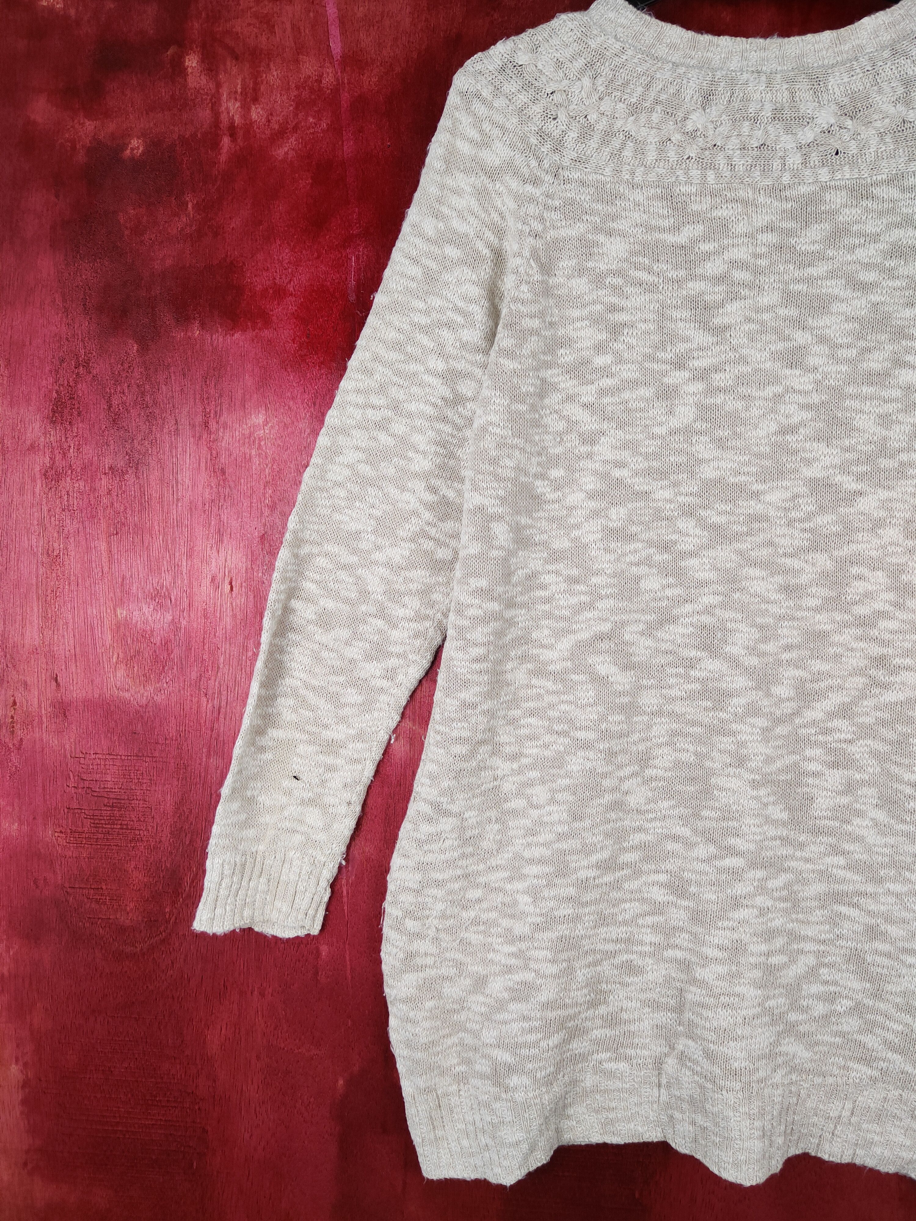 Japanese Brand Japan cardigan Cream Knitwear #4372 Size US M / EU 48-50 / 2 - 8 Thumbnail