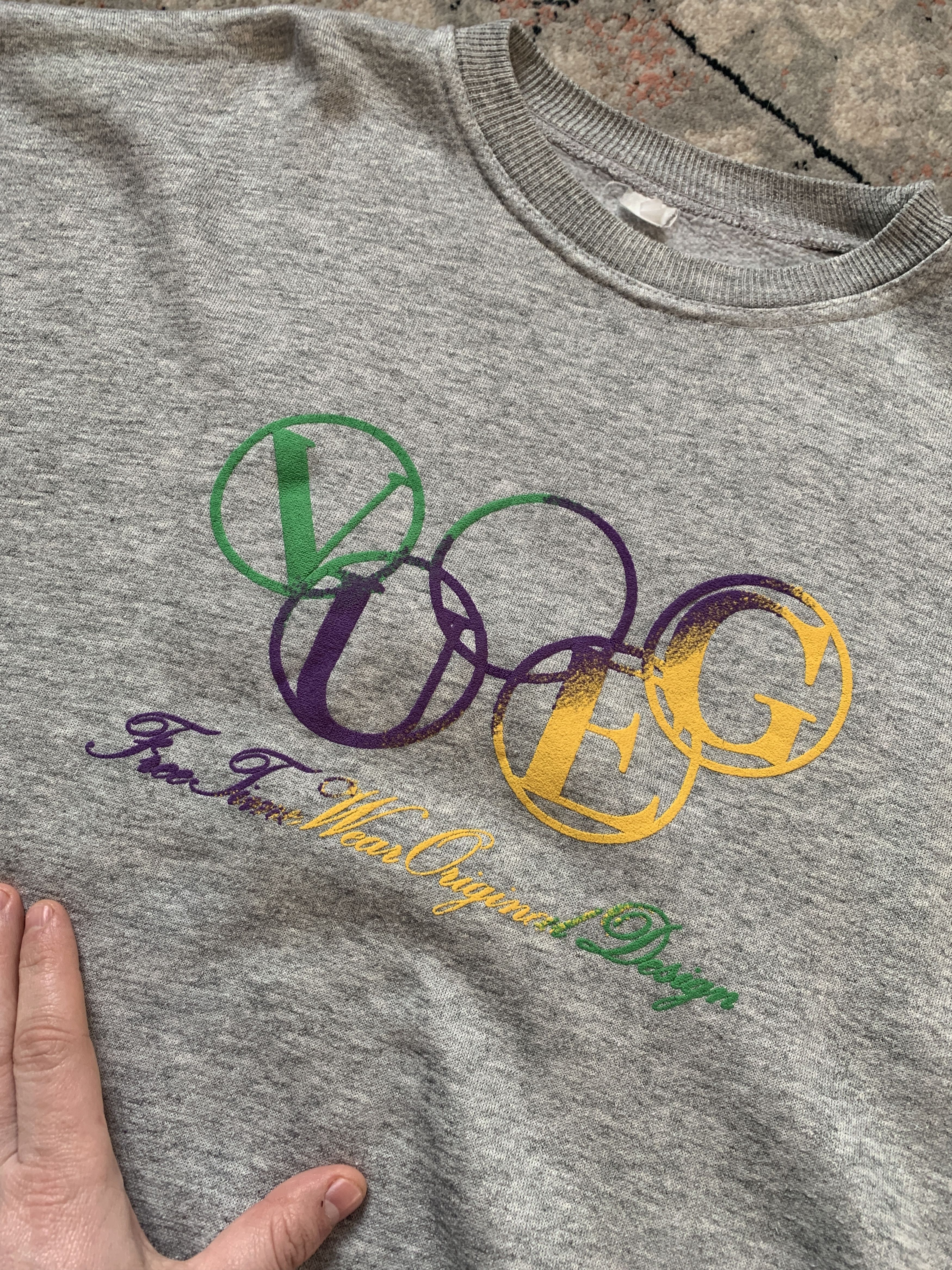 Vintage × Vogue Vogue Vintage Sweatshirt Size US L / EU 52-54 / 3 - 3 Thumbnail