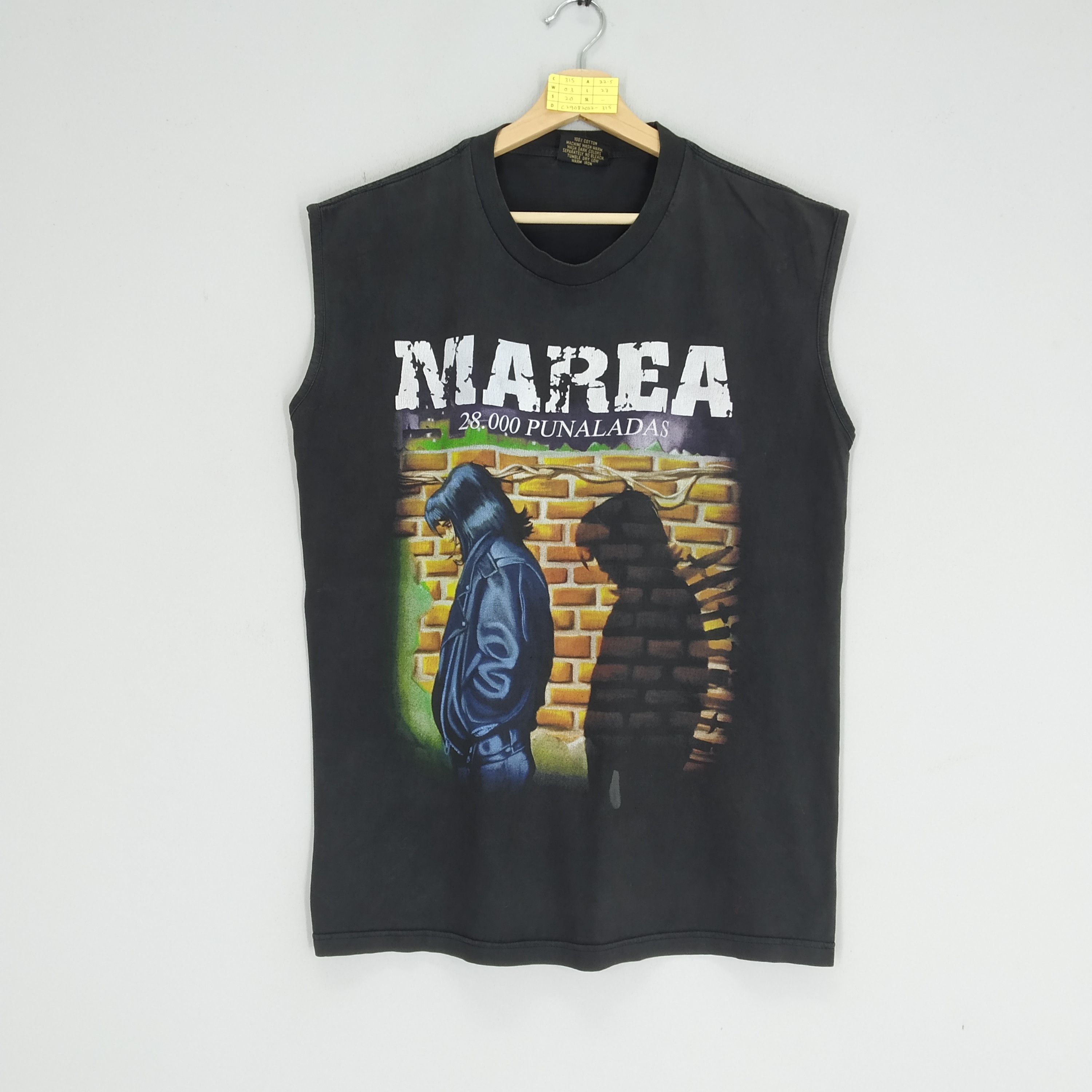 Vintage 90s Marea Spanish Rock Band Promo Music T-shirt