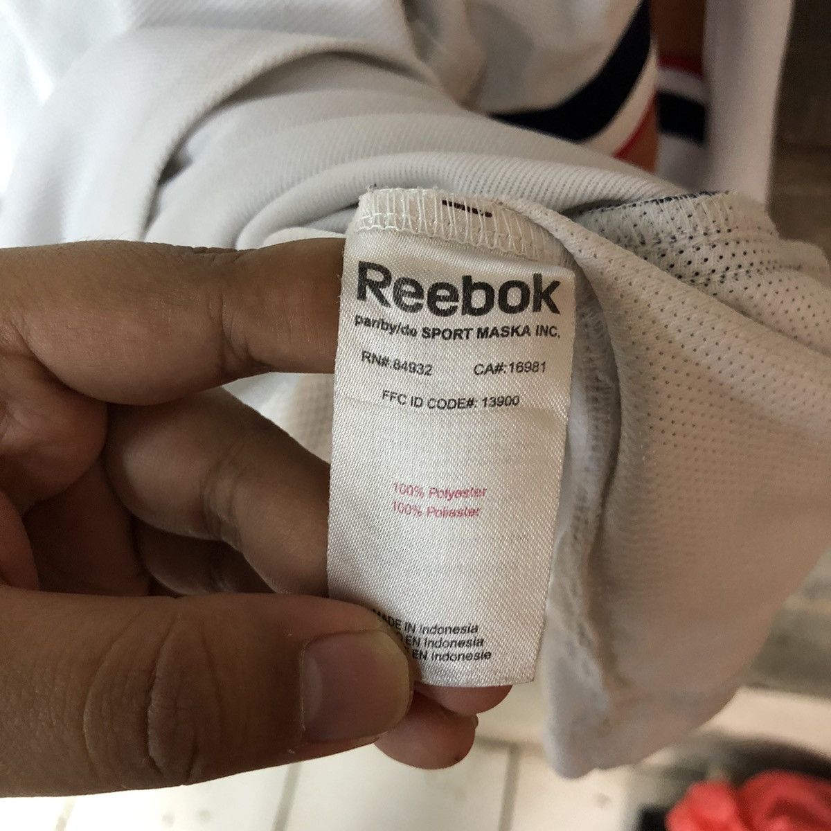 Reebok Reebok sportwear jersey big size White #3202 Size US XXL / EU 58 / 5 - 10 Thumbnail