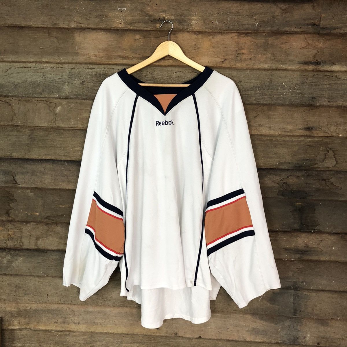 Reebok Reebok sportwear jersey big size White #3202 Size US XXL / EU 58 / 5 - 3 Thumbnail