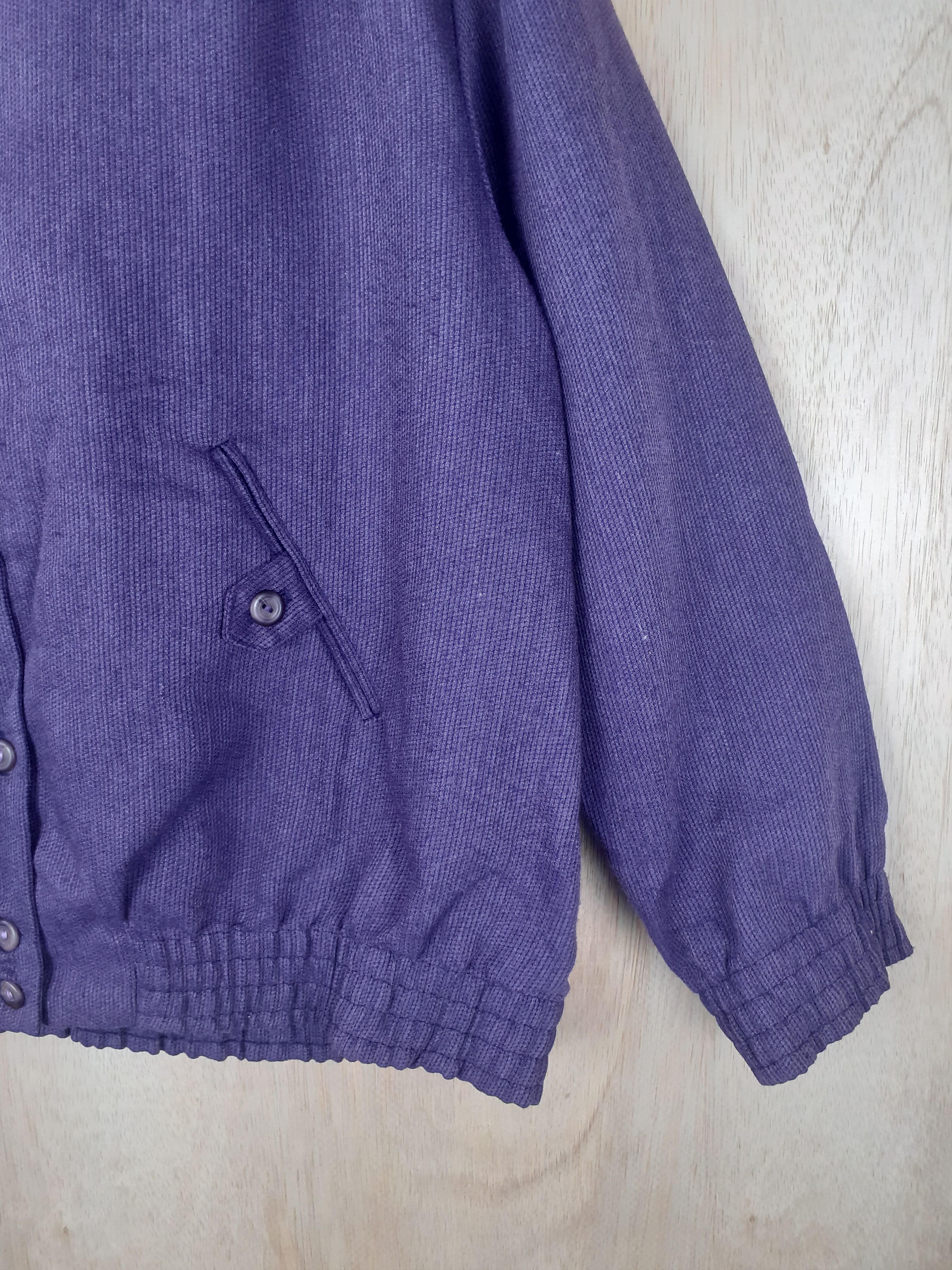 Designer × Vintage Alfred Dunner Petite purple jacket vintage #3085 Size US M / EU 48-50 / 2 - 4 Thumbnail