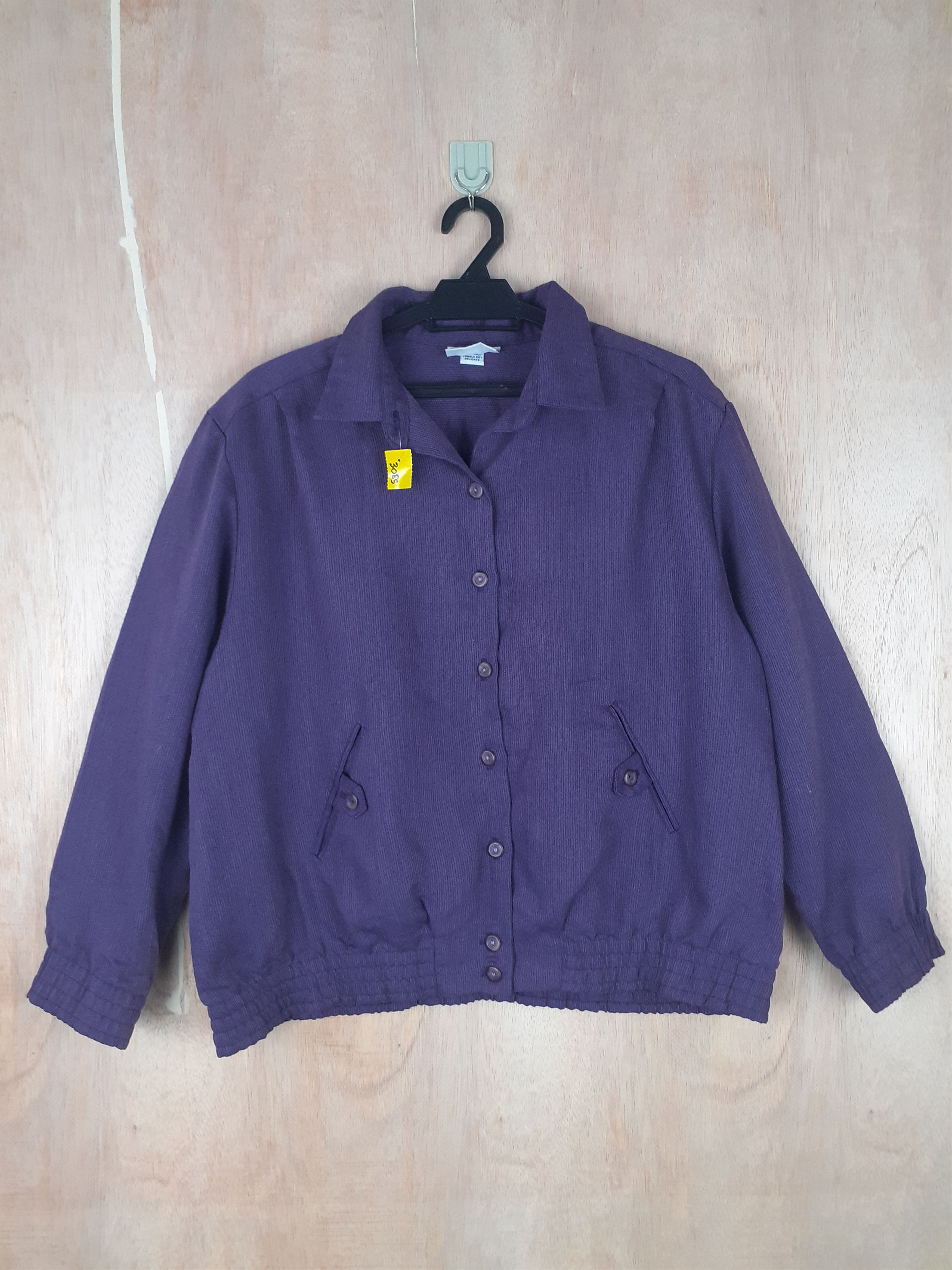 Designer × Vintage Alfred Dunner Petite purple jacket vintage #3085 Size US M / EU 48-50 / 2 - 1 Thumbnail