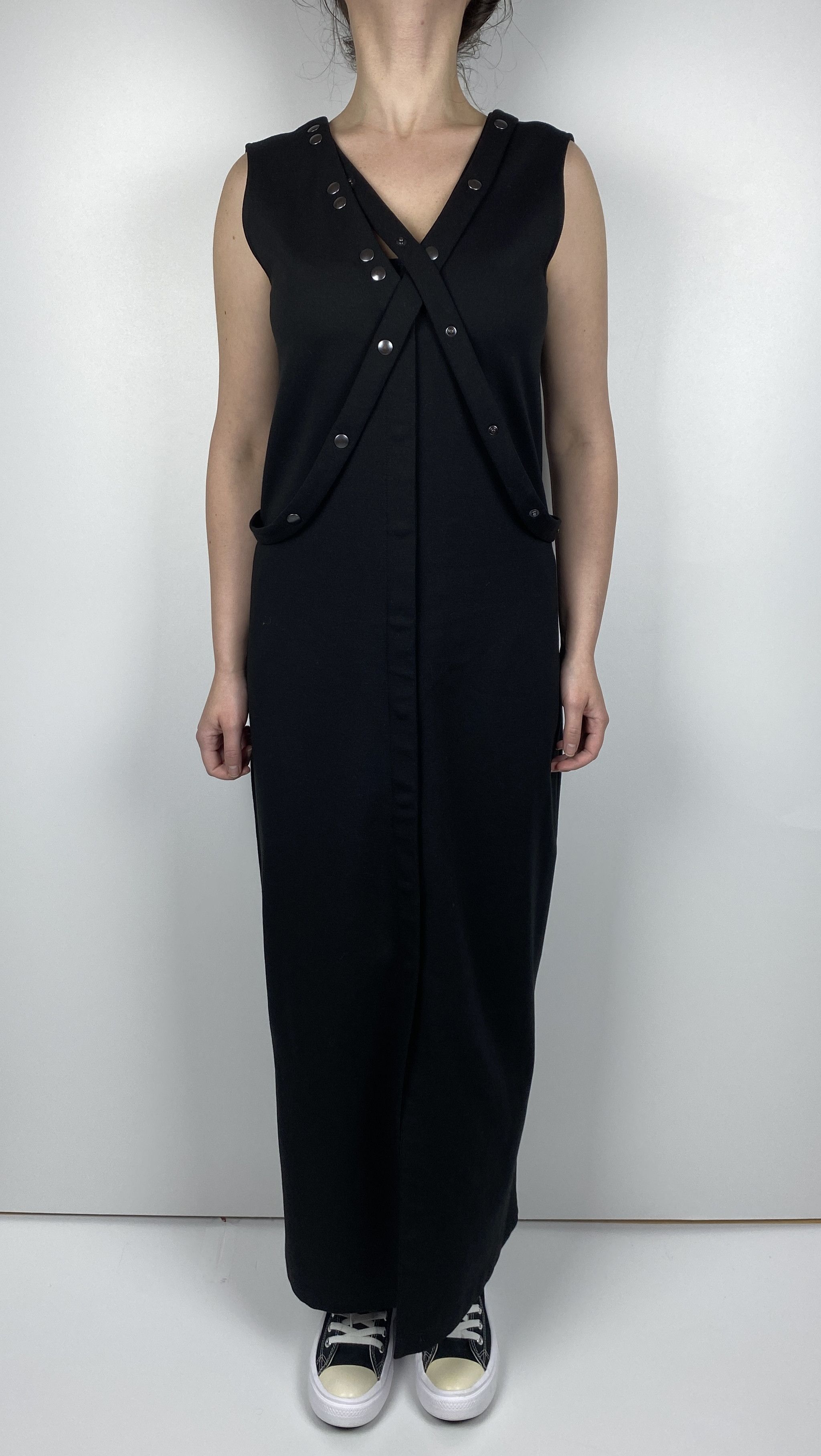 Sarah Pacini Sarah Pacini Sleeveless Maxi Vest Dress Size S Size S / US 4 / IT 40 - 2 Thumbnail