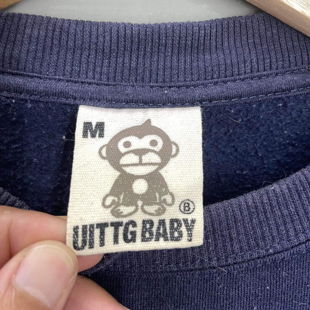 Japanese Brand × Vintage By Uittg Big Logo Crewneck Sweatshirt Size M Size US M / EU 48-50 / 2 - 10 Thumbnail