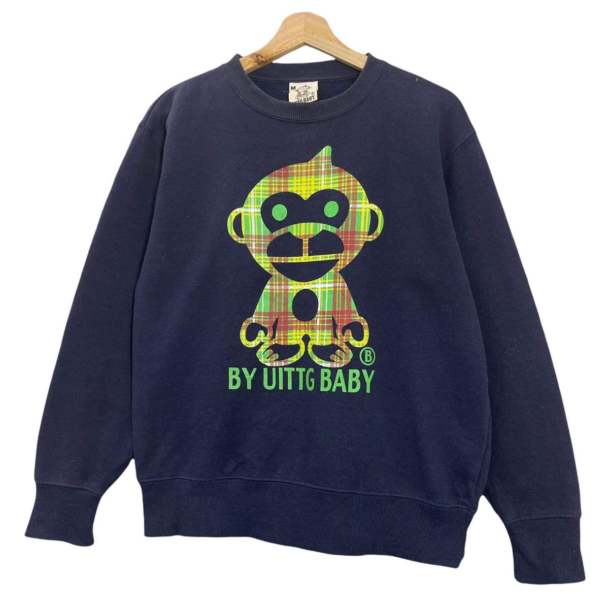 Japanese Brand × Vintage By Uittg Big Logo Crewneck Sweatshirt Size M Size US M / EU 48-50 / 2 - 3 Thumbnail