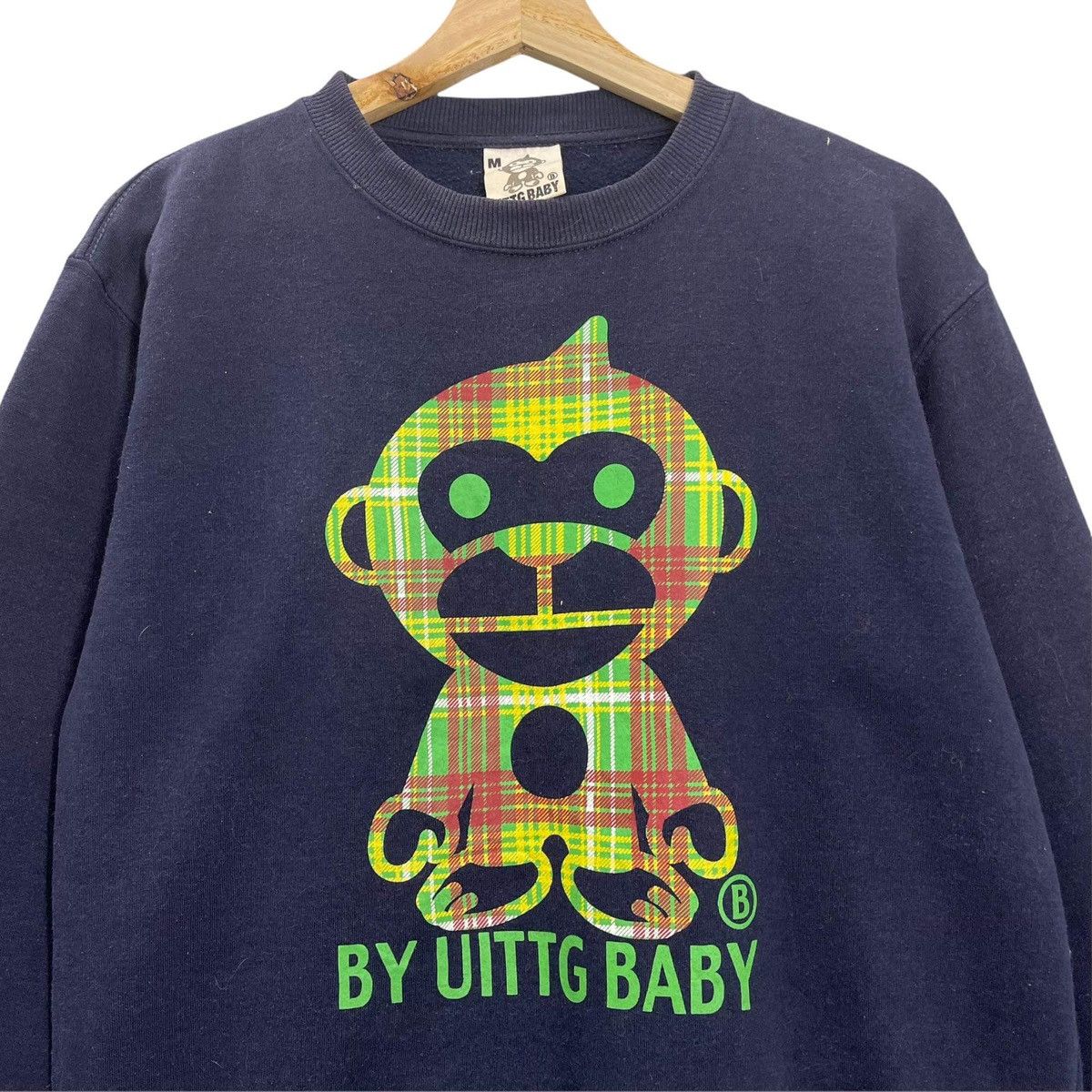 Japanese Brand × Vintage By Uittg Big Logo Crewneck Sweatshirt Size M Size US M / EU 48-50 / 2 - 4 Thumbnail