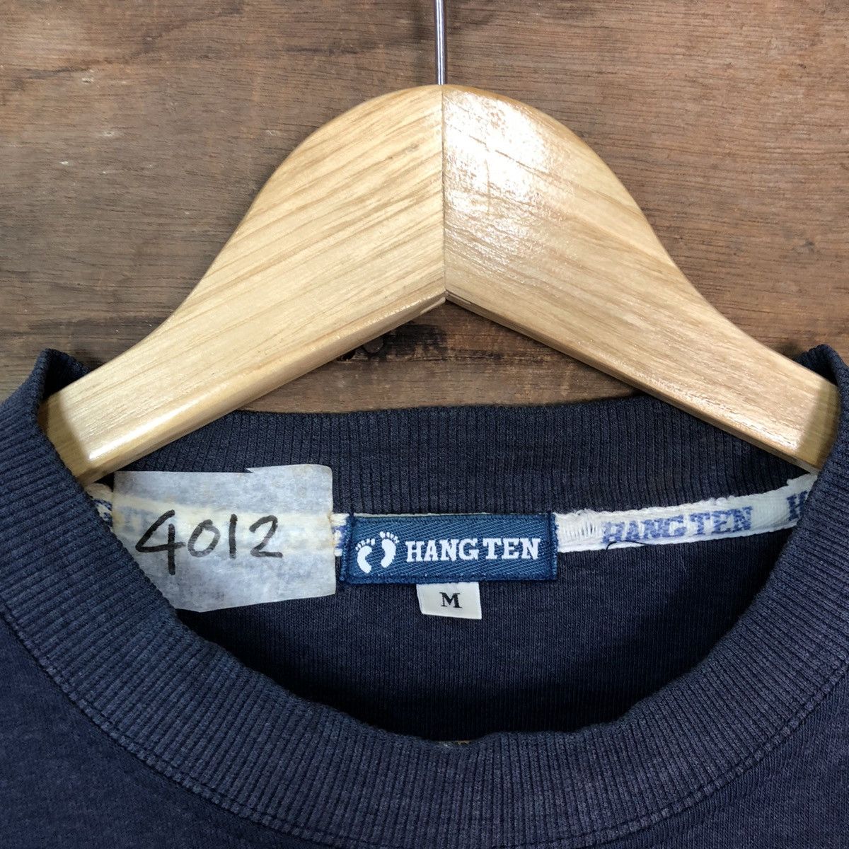 Hang Ten × Vintage Hang Ten vintage japan Blue Sweatshirt #4012 Size US M / EU 48-50 / 2 - 6 Thumbnail