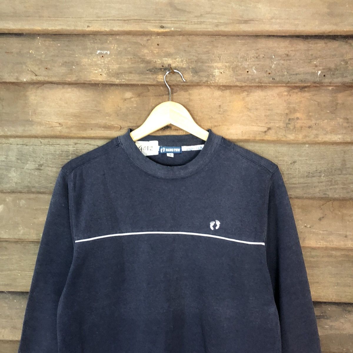 Hang Ten × Vintage Hang Ten vintage japan Blue Sweatshirt #4012 Size US M / EU 48-50 / 2 - 2 Thumbnail