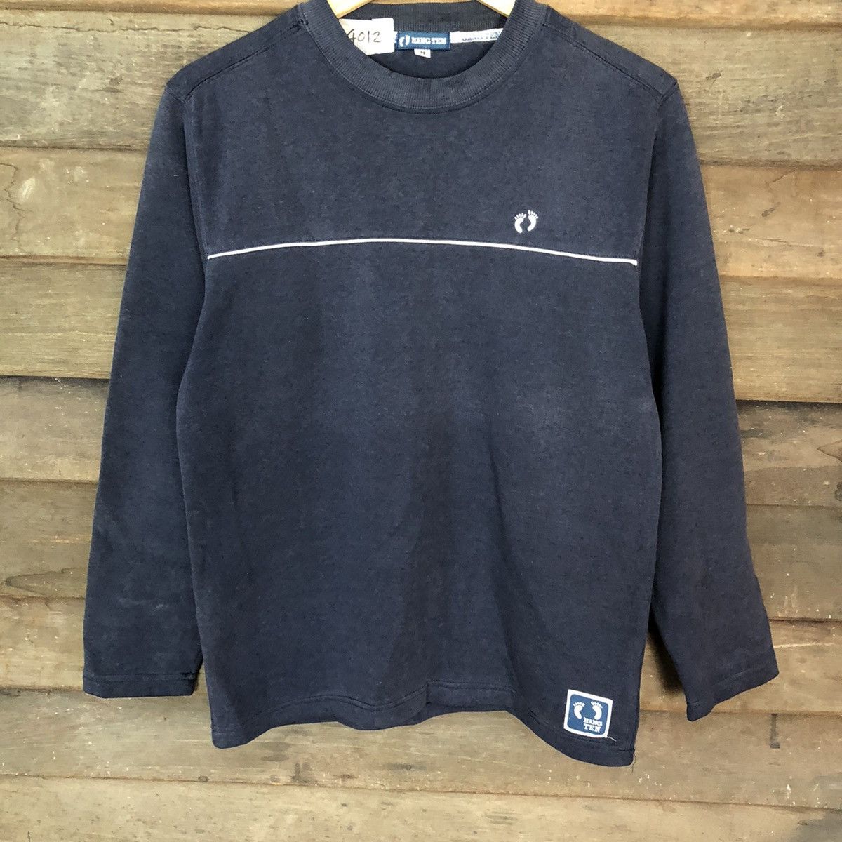 Hang Ten × Vintage Hang Ten vintage japan Blue Sweatshirt #4012 Size US M / EU 48-50 / 2 - 3 Thumbnail