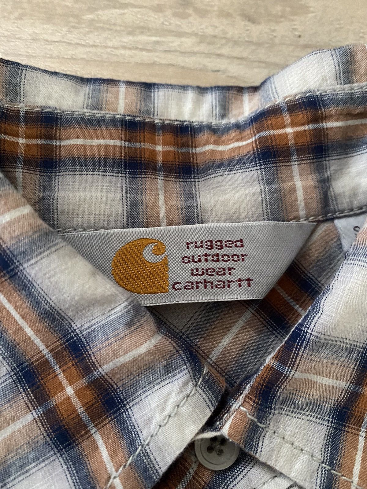 Carhartt Carhartt Vintage Flannel T shirt Size US S / EU 44-46 / 1 - 6 Thumbnail