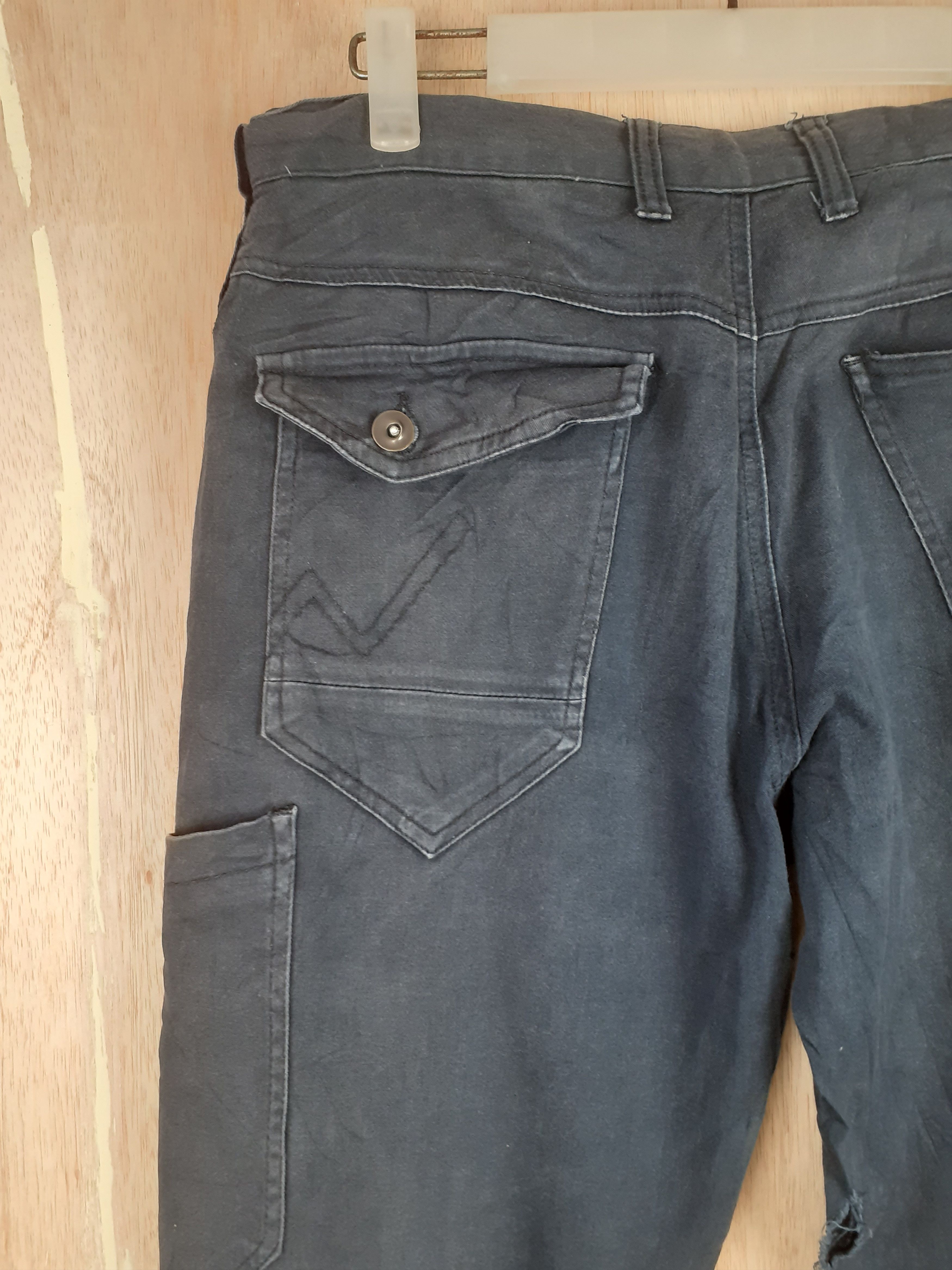 Faded Glory × Japanese Brand Jogger Stretch faded multipocket dark blue pants #S232 Size US 32 / EU 48 - 13 Thumbnail