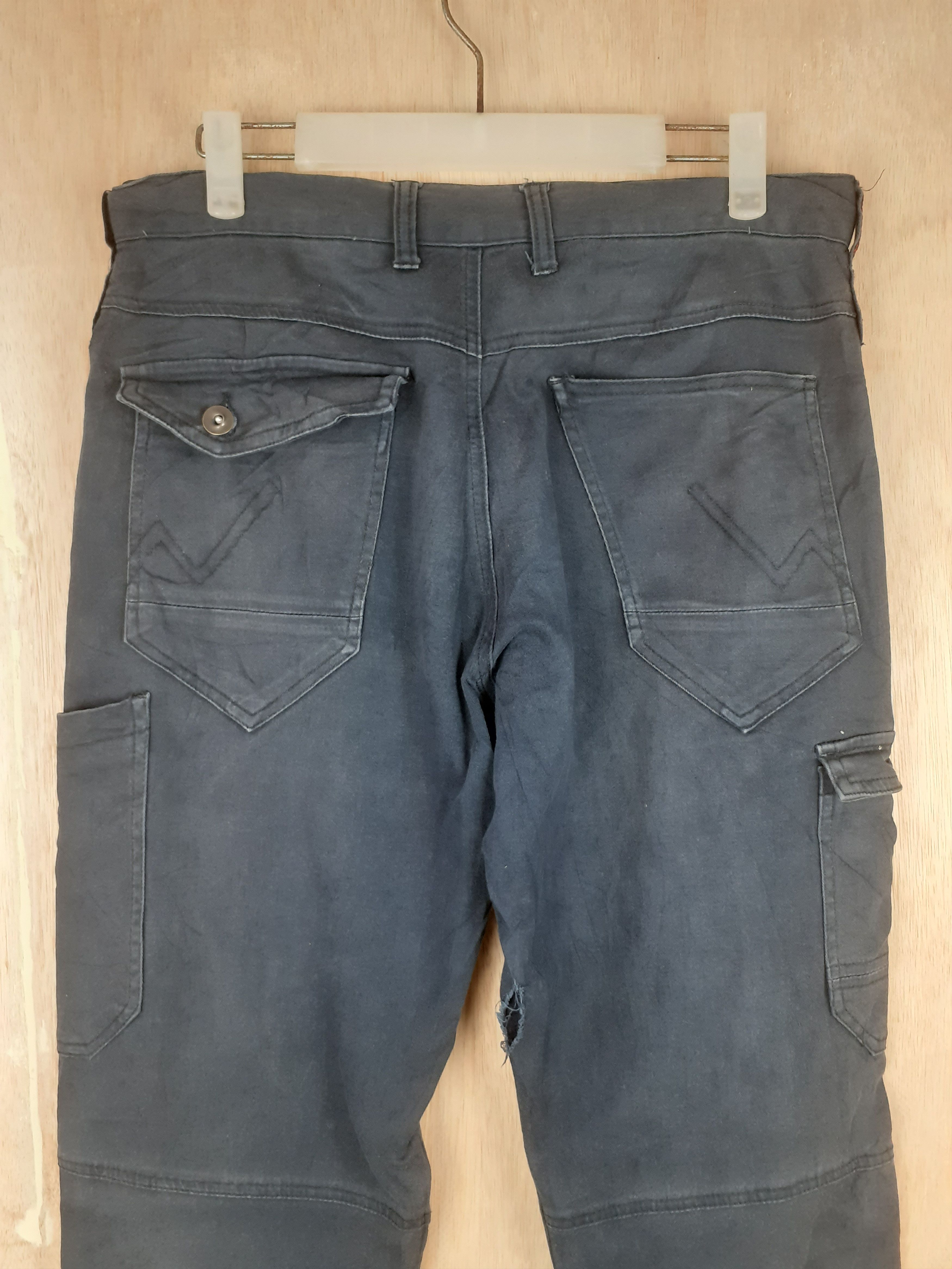 Faded Glory × Japanese Brand Jogger Stretch faded multipocket dark blue pants #S232 Size US 32 / EU 48 - 10 Thumbnail
