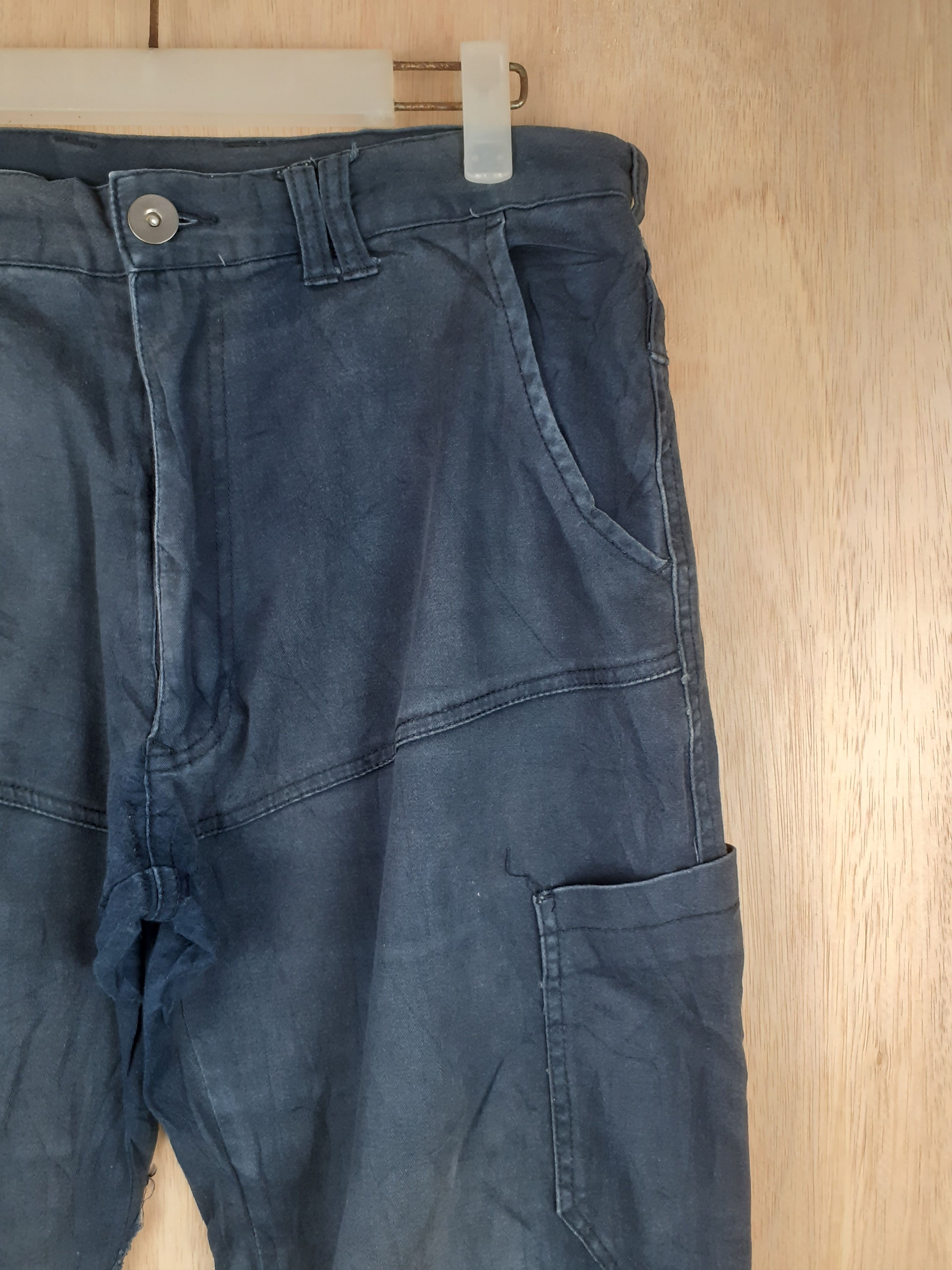 Faded Glory × Japanese Brand Jogger Stretch faded multipocket dark blue pants #S232 Size US 32 / EU 48 - 5 Thumbnail