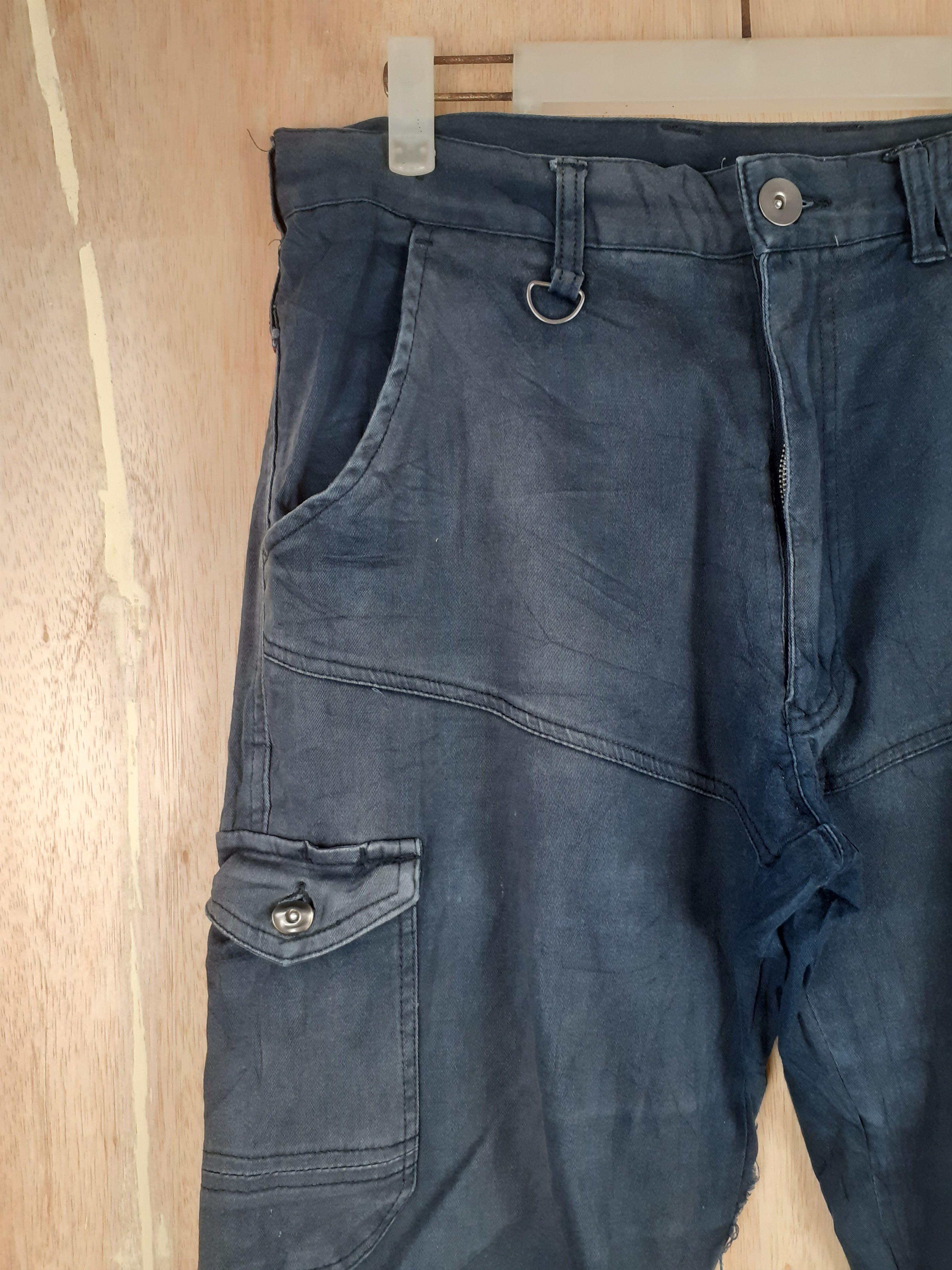 Faded Glory × Japanese Brand Jogger Stretch faded multipocket dark blue pants #S232 Size US 32 / EU 48 - 4 Thumbnail
