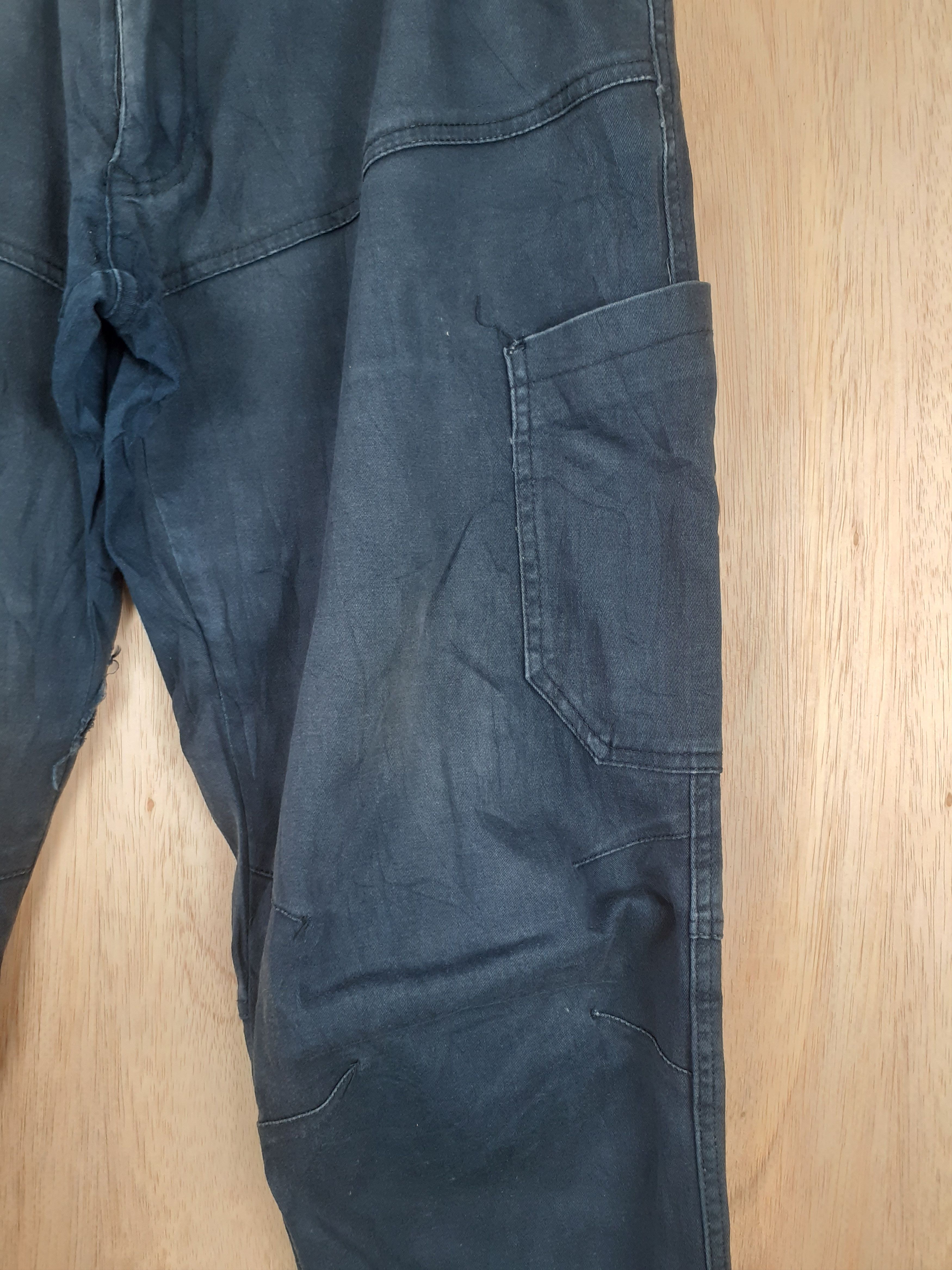 Faded Glory × Japanese Brand Jogger Stretch faded multipocket dark blue pants #S232 Size US 32 / EU 48 - 6 Thumbnail