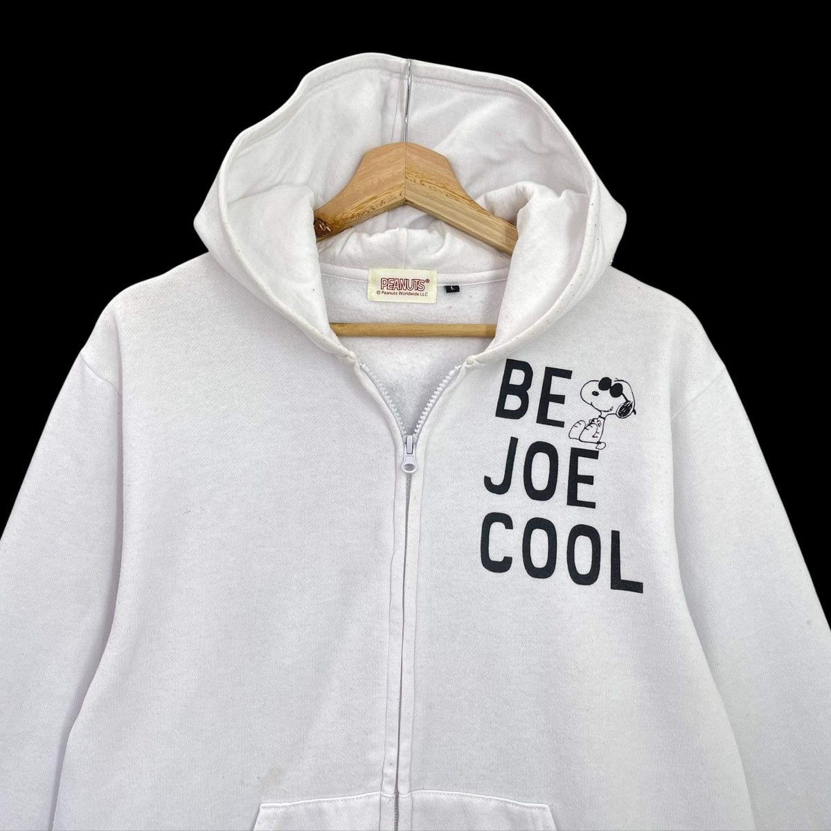 Cartoon Network Peanuts Joe Cool Big Logo Zipper Hoodies Size M Size US M / EU 48-50 / 2 - 6 Thumbnail
