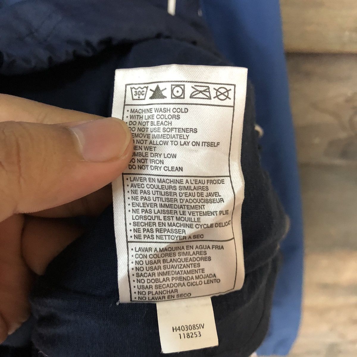 Nike Nike Blue windbreaker sport Jacket #2826 Size US XL / EU 56 / 4 - 10 Thumbnail