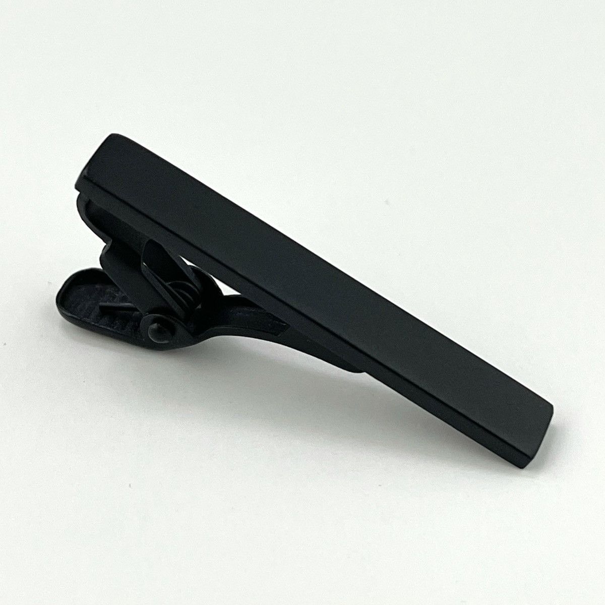 Other Men's Charcoal Floral Necktie & Black Tie Bar Clip Size ONE SIZE - 6 Thumbnail