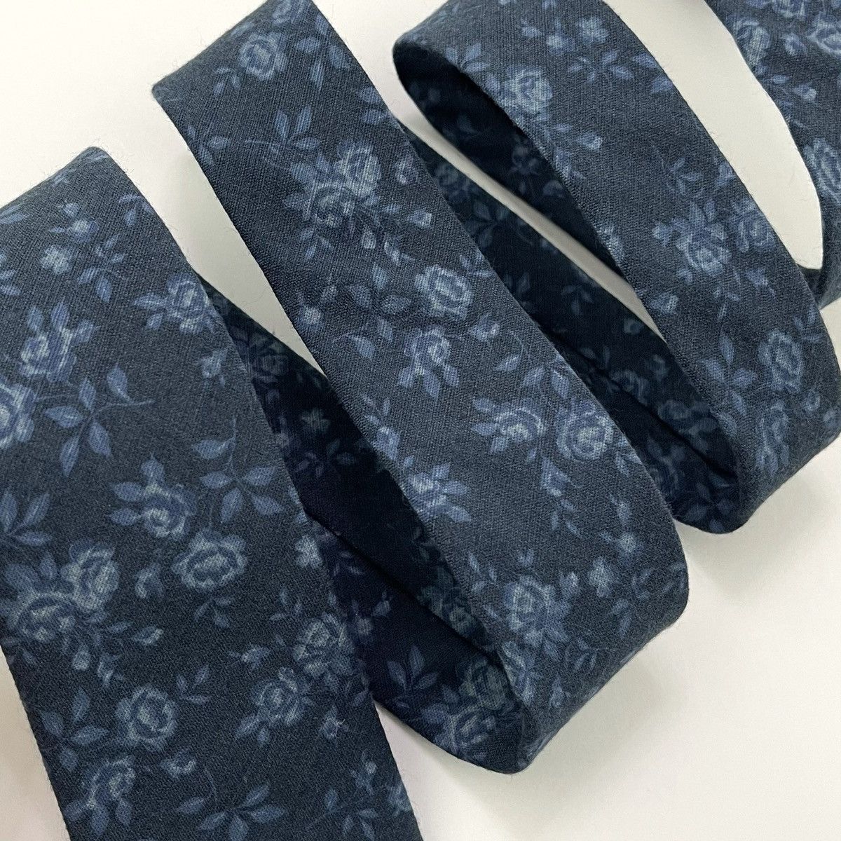 Other Men's Midnight Blue Floral Necktie & Tie Bar Clip Size ONE SIZE - 3 Thumbnail