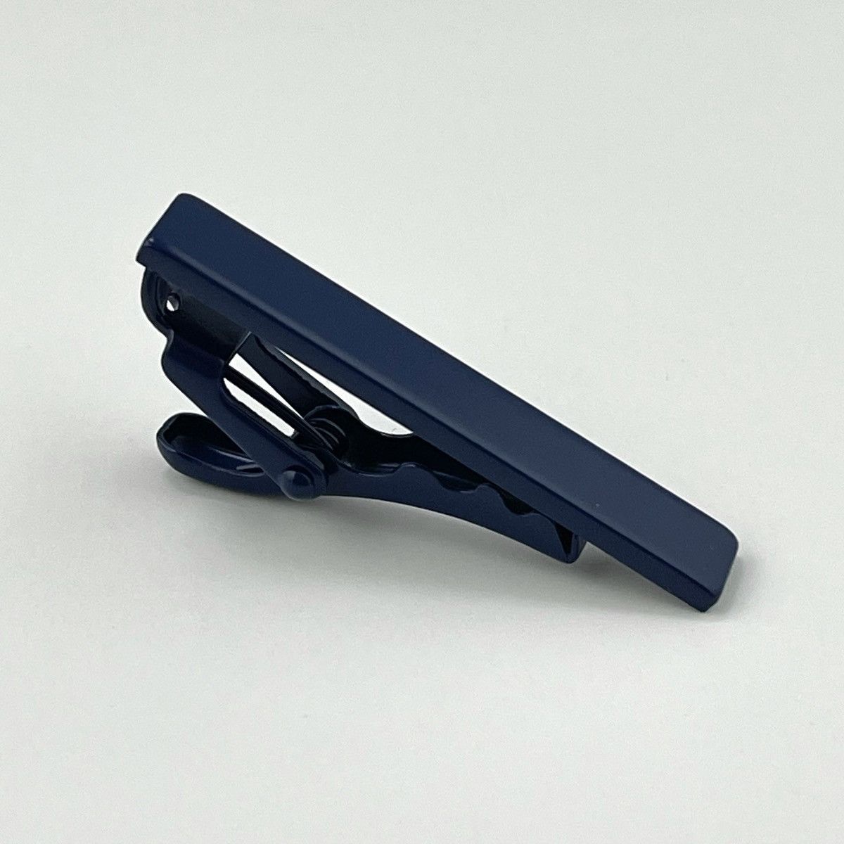 Other Men's Midnight Blue Floral Necktie & Tie Bar Clip Size ONE SIZE - 7 Thumbnail