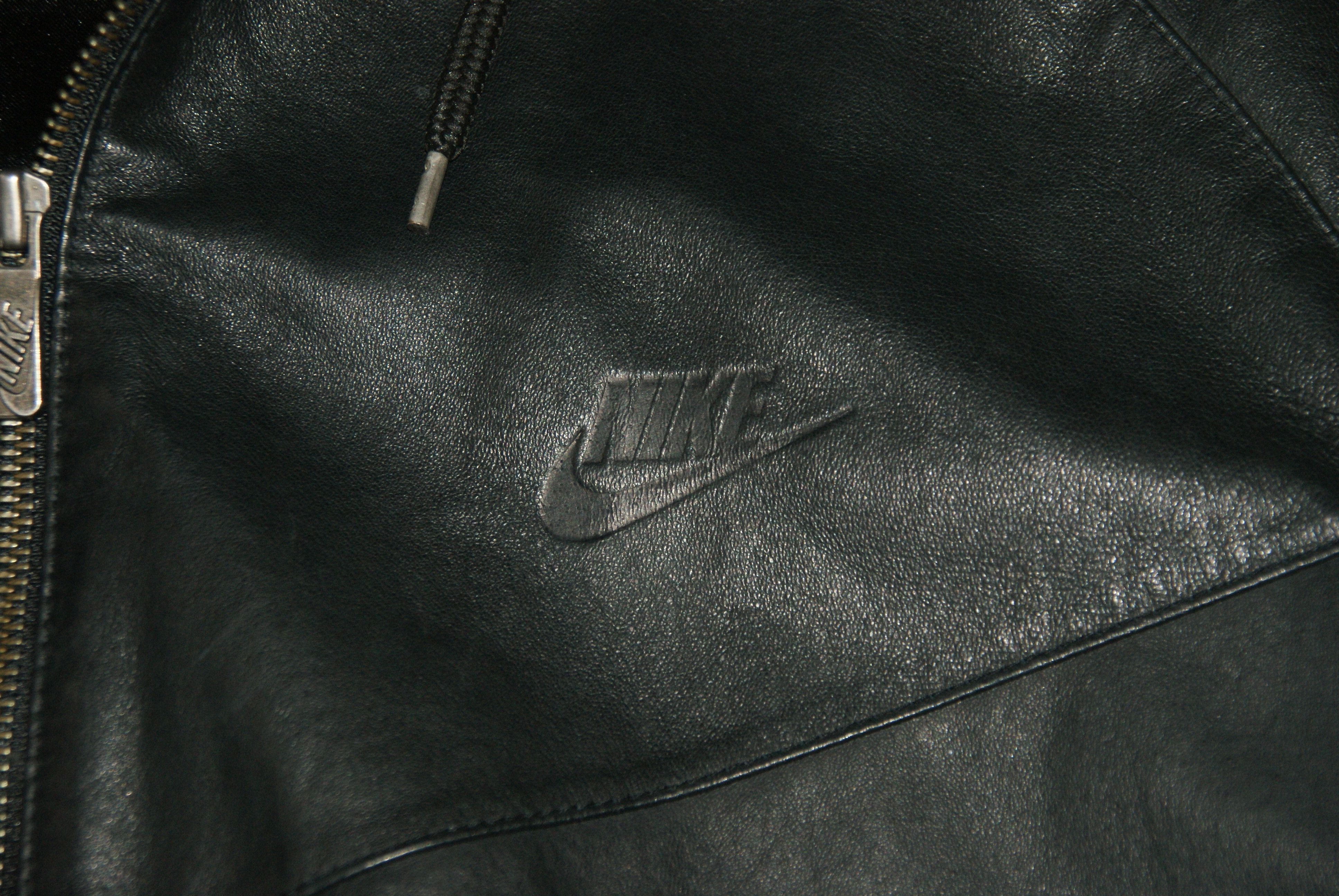 Nike nike leather jacket Size US L / EU 52-54 / 3 - 3 Thumbnail