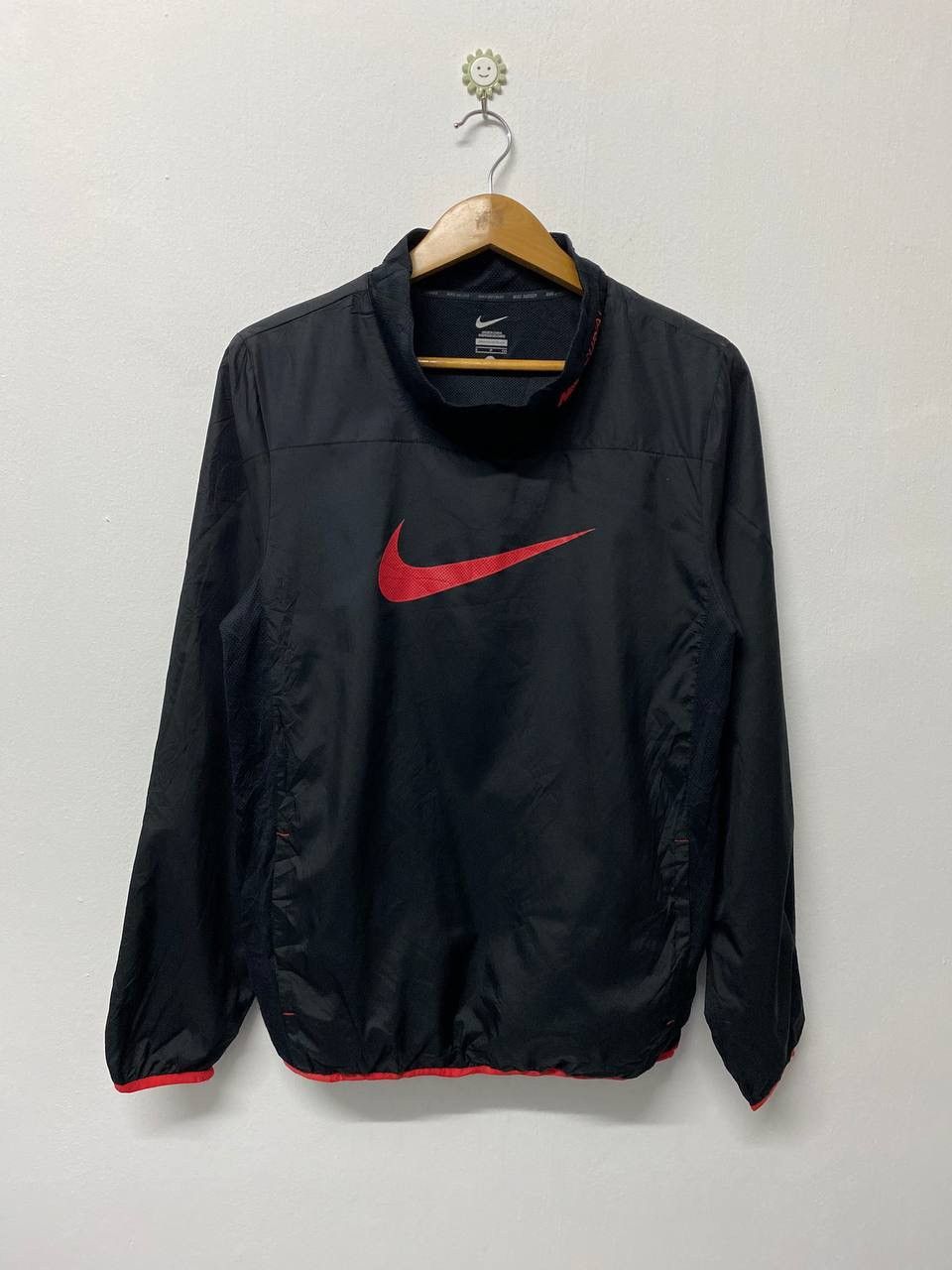 Nike Nike Mercurial Big Swoosh Nylon Sweatshirt Turtle Neck Size US S / EU 44-46 / 1 - 1 Thumbnail
