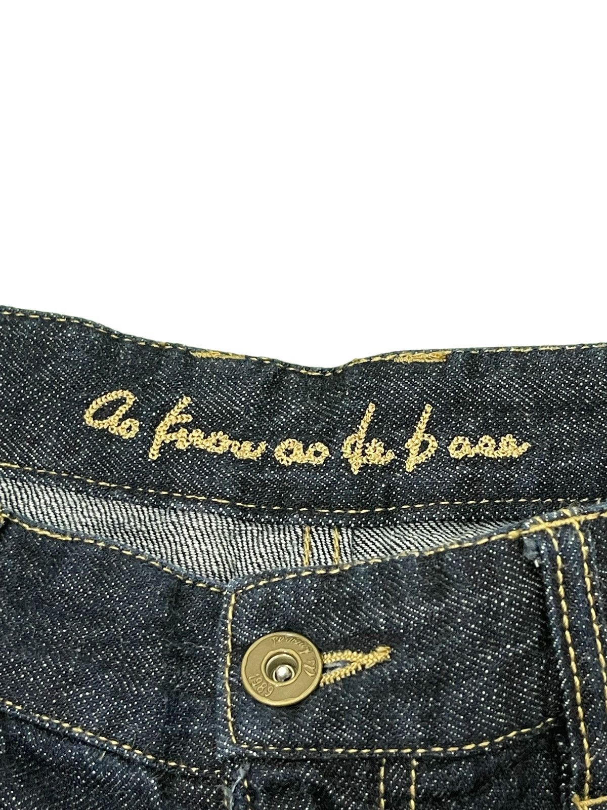 Japanese Brand Patchwork Boro Jeans As Know As De Base Tapered Baggy 36🟦 Size US 30 / EU 46 - 19 Thumbnail