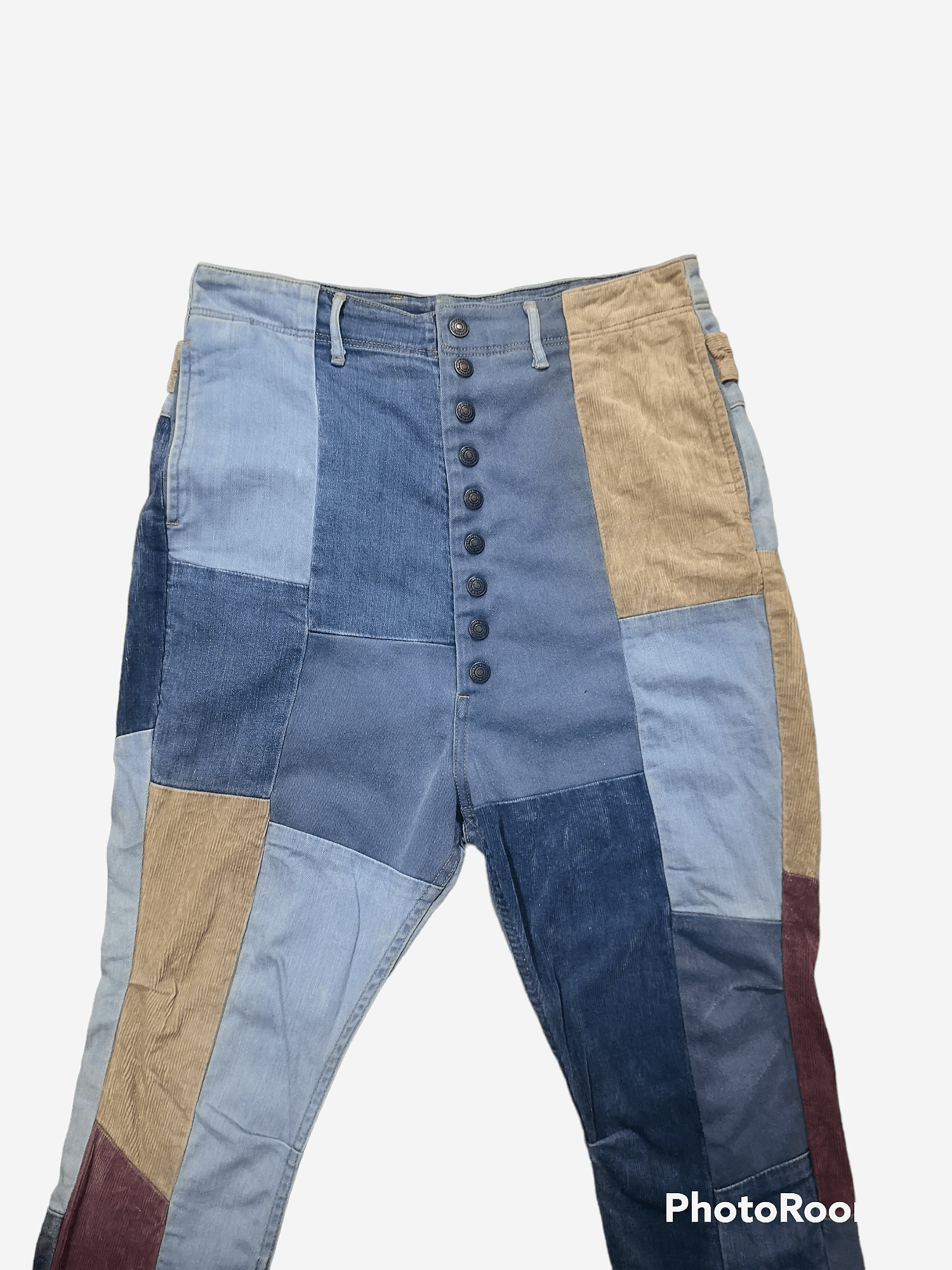 Japanese Brand × Kapital 💥Rare💥Vintage Kapital Patchwork jeans Size US 30 / EU 46 - 2 Thumbnail