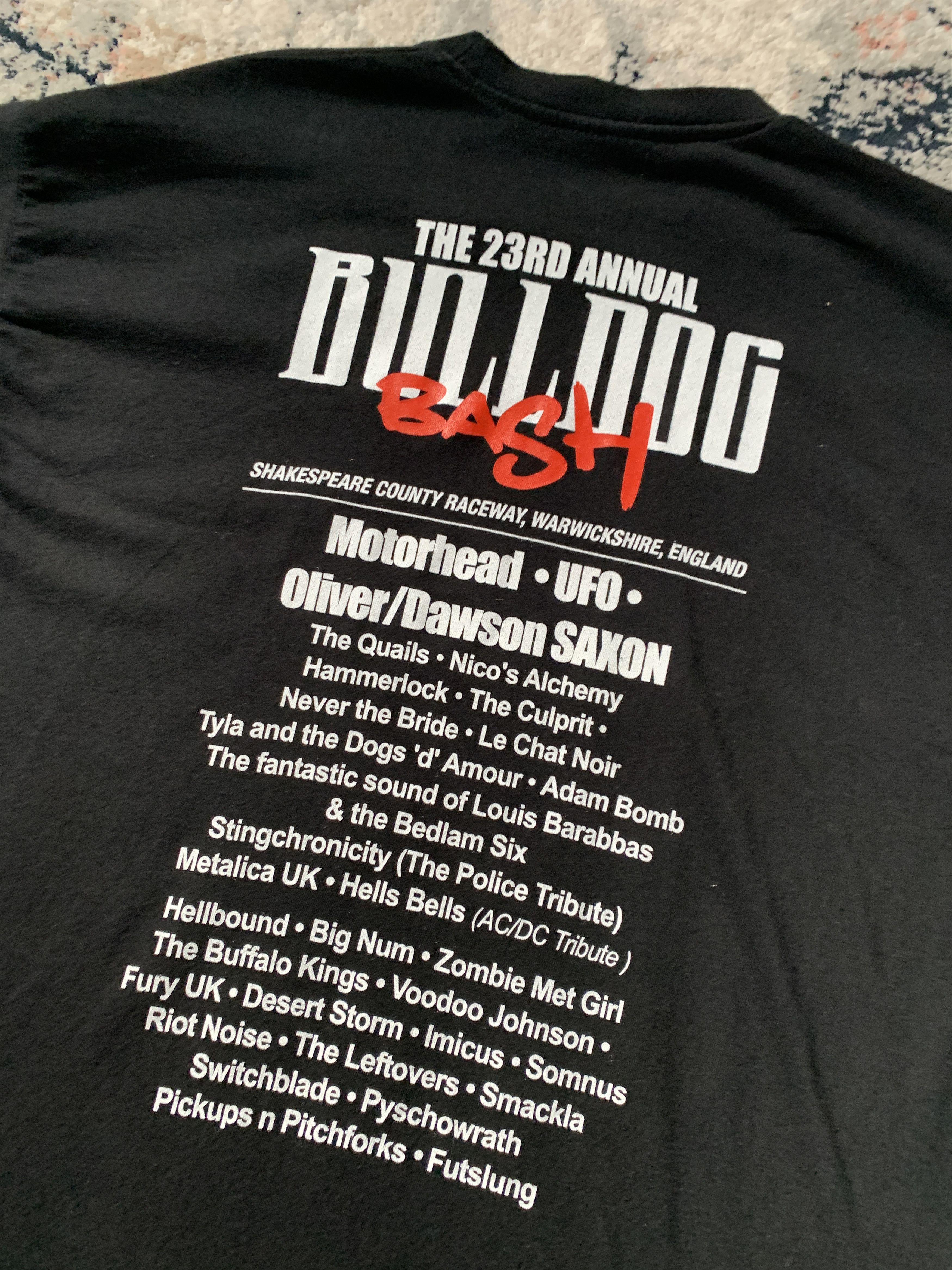 Band Tees Vintage Bulldog Bash Motorhead The 23rd Annual T-Shirt Size US L / EU 52-54 / 3 - 7 Thumbnail