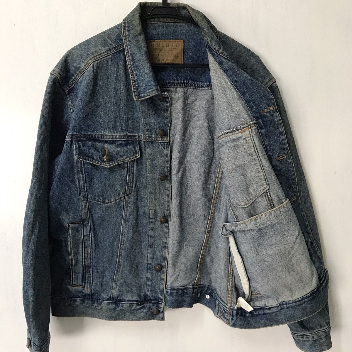 💥Steals💥Vtg Uniqlo Original Jeans Collection Denim Jacket
