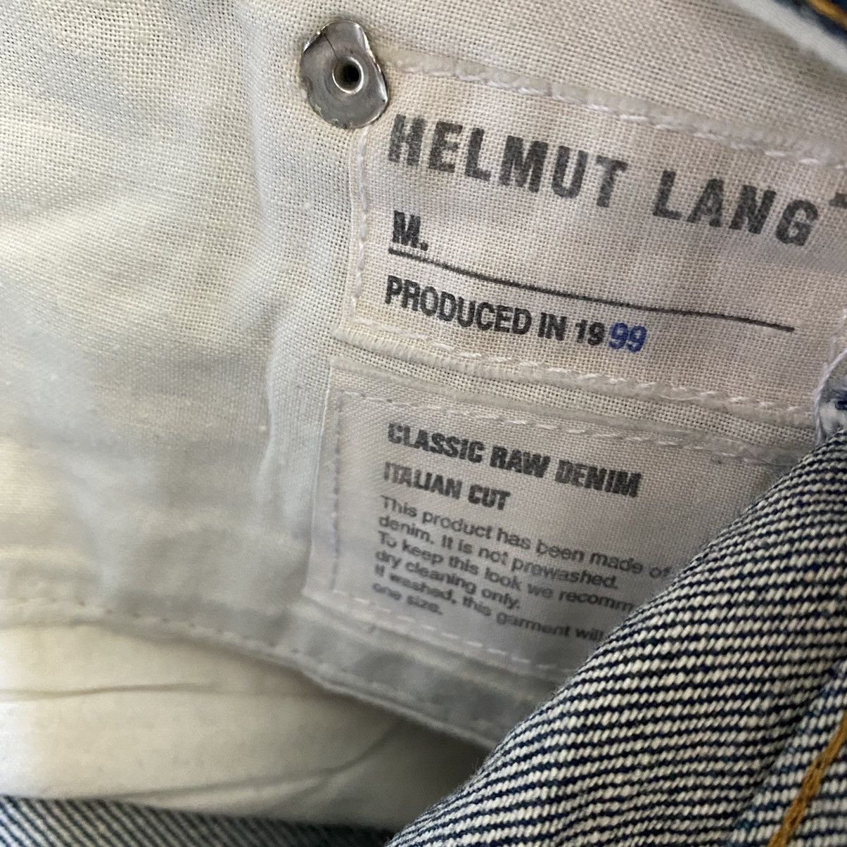Helmut Lang Vintage 1996 Classic Raw Denim Italian Cut Size US 28 / EU 44 - 4 Thumbnail