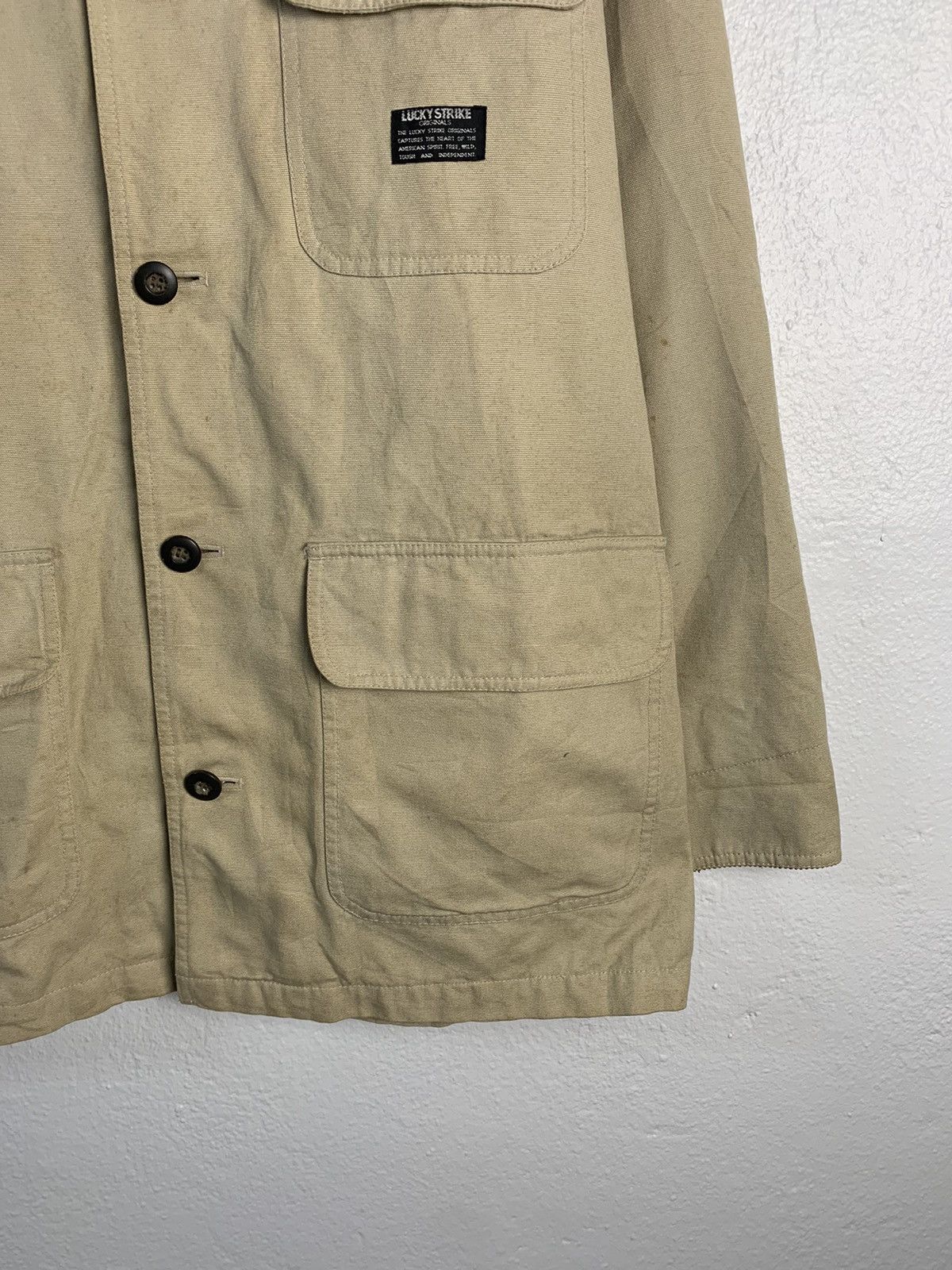 Japanese Brand Lucky Strike Worker Detroit Chore Jacket Size US L / EU 52-54 / 3 - 2 Thumbnail
