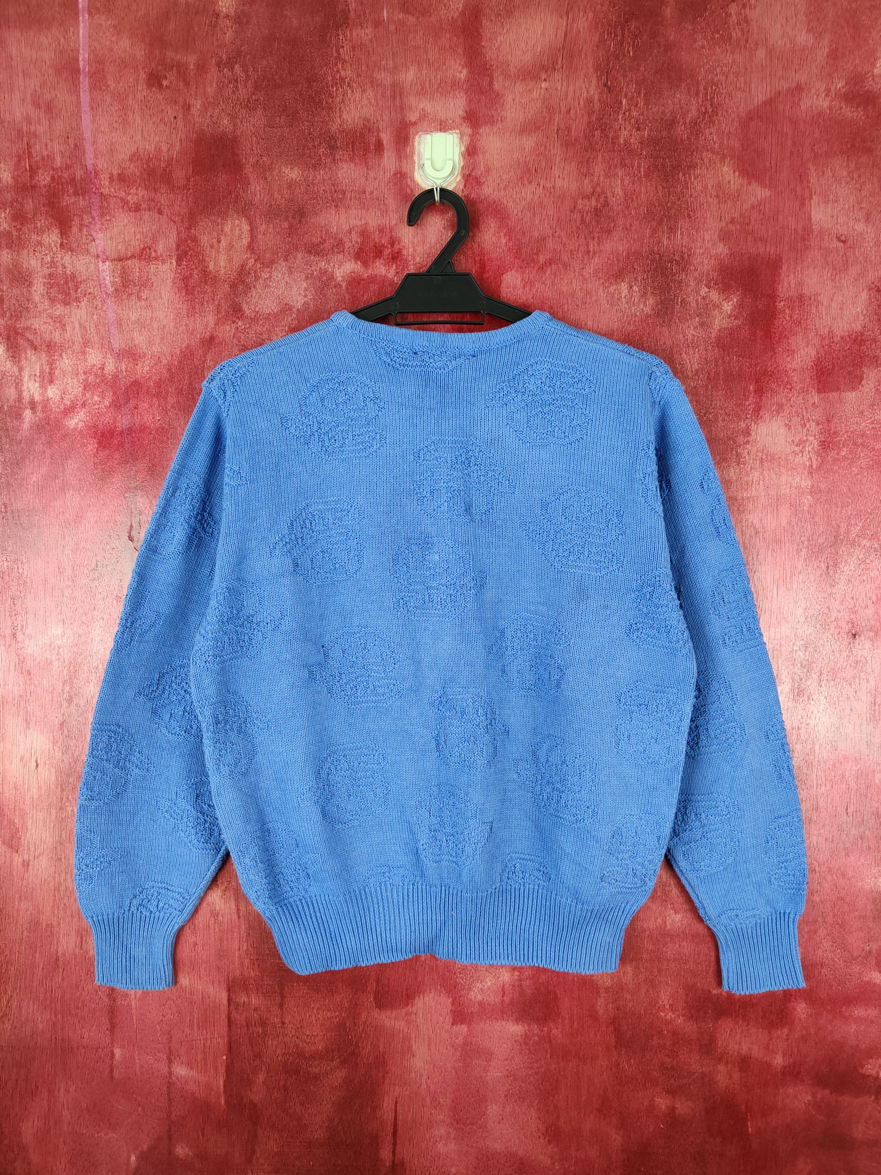 Homespun Knitwear Japanese Brand Blue Knitwear Cardigan #5930 Size M / US 6-8 / IT 42-44 - 7 Thumbnail