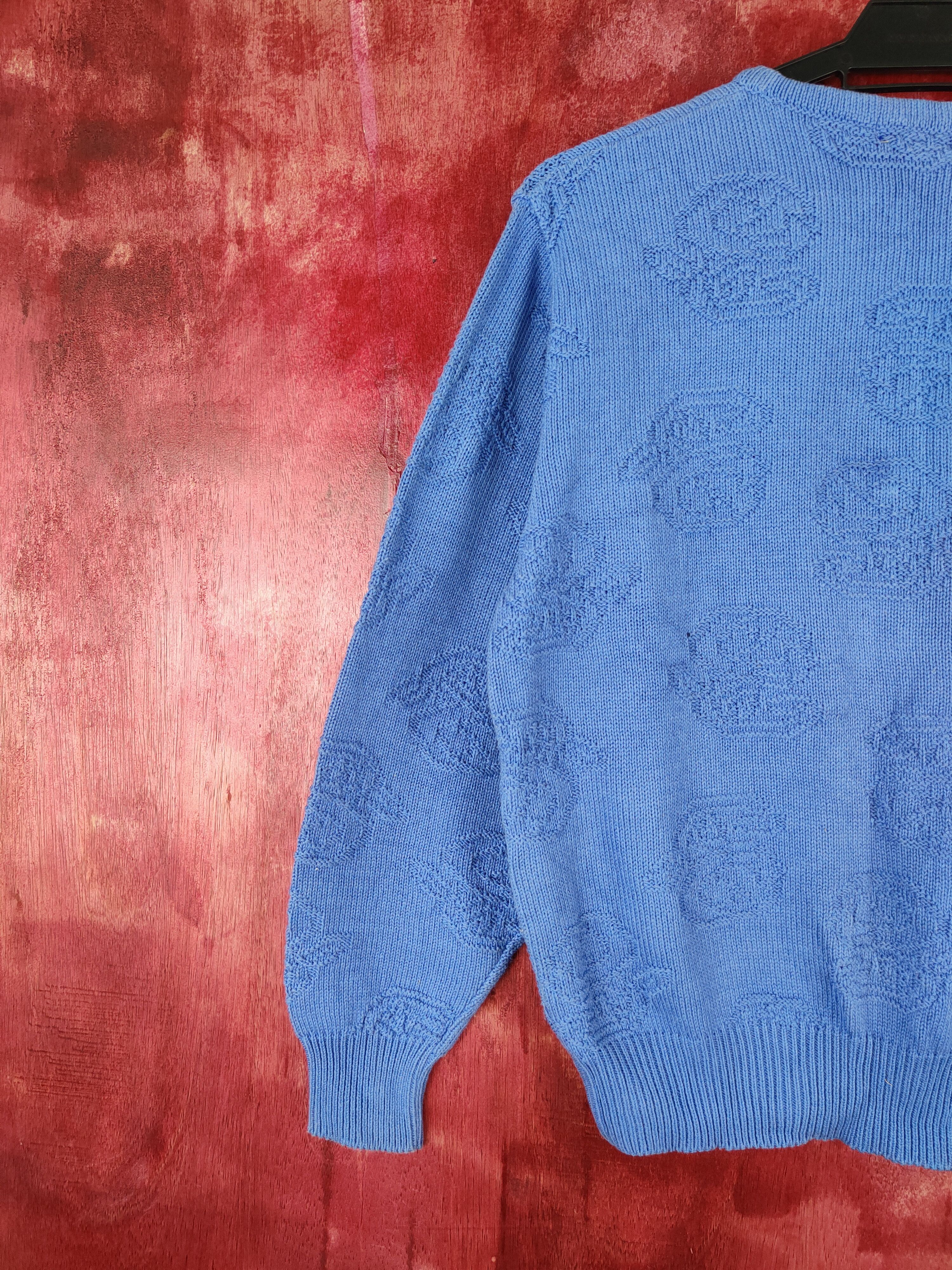 Homespun Knitwear Japanese Brand Blue Knitwear Cardigan #5930 Size M / US 6-8 / IT 42-44 - 8 Thumbnail