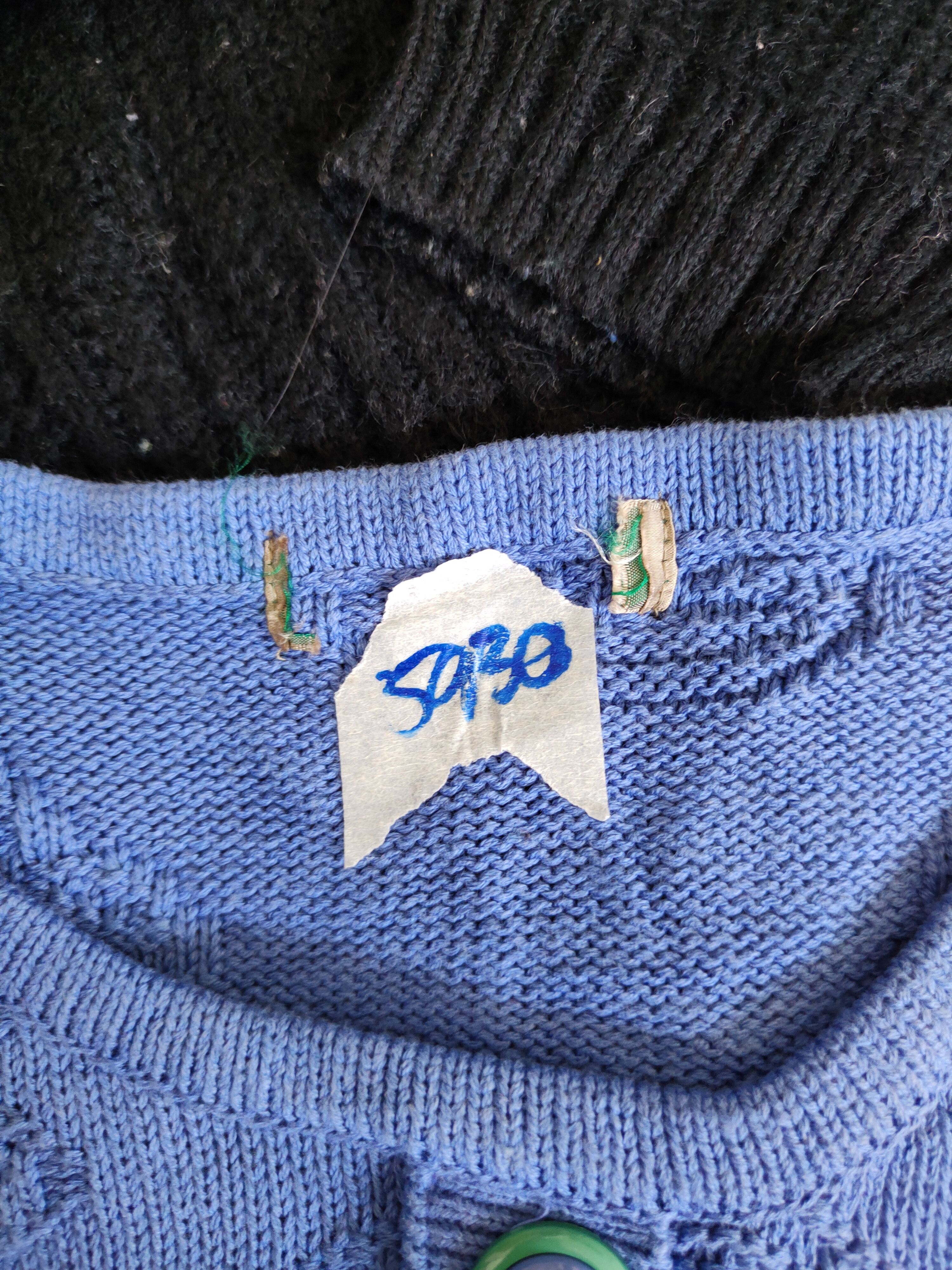 Homespun Knitwear Japanese Brand Blue Knitwear Cardigan #5930 Size M / US 6-8 / IT 42-44 - 11 Thumbnail