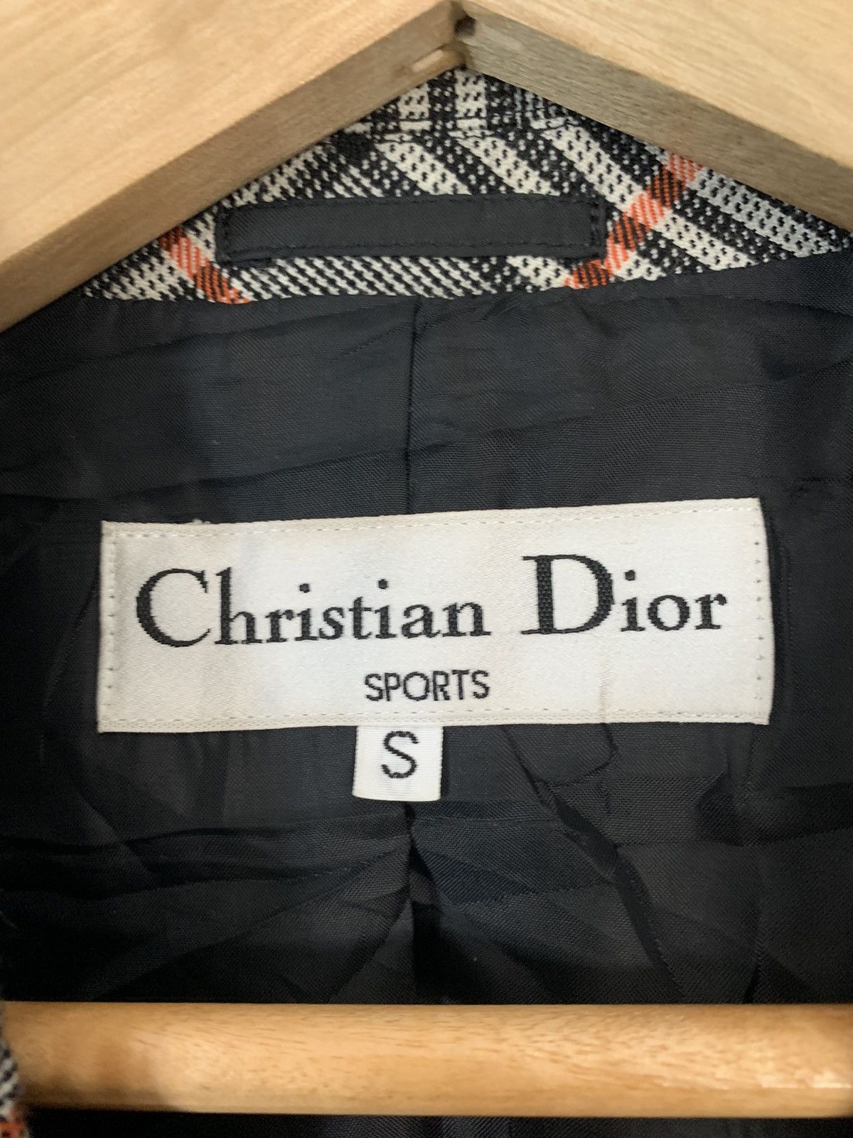 Christian Dior Monsieur Christian Dior Plaid Jacket Size S / US 4 / IT 40 - 5 Thumbnail