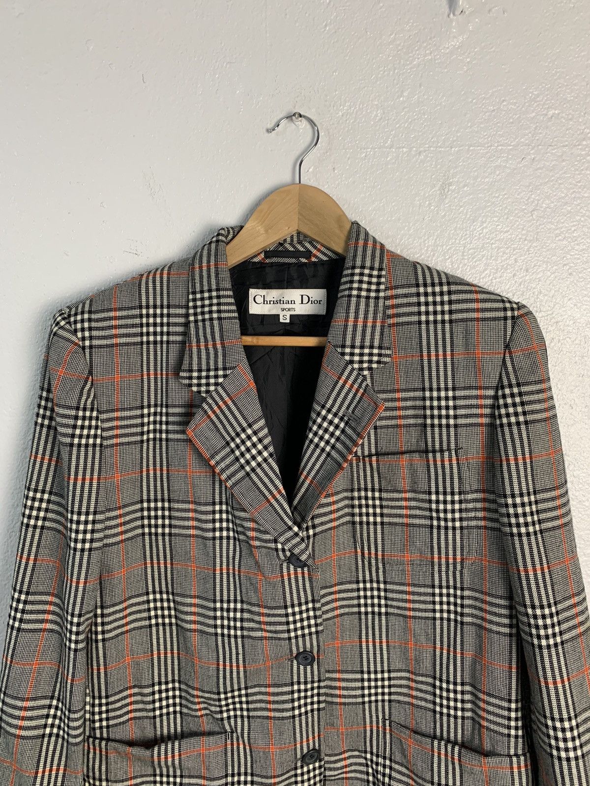 Christian Dior Monsieur Christian Dior Plaid Jacket Size S / US 4 / IT 40 - 4 Thumbnail