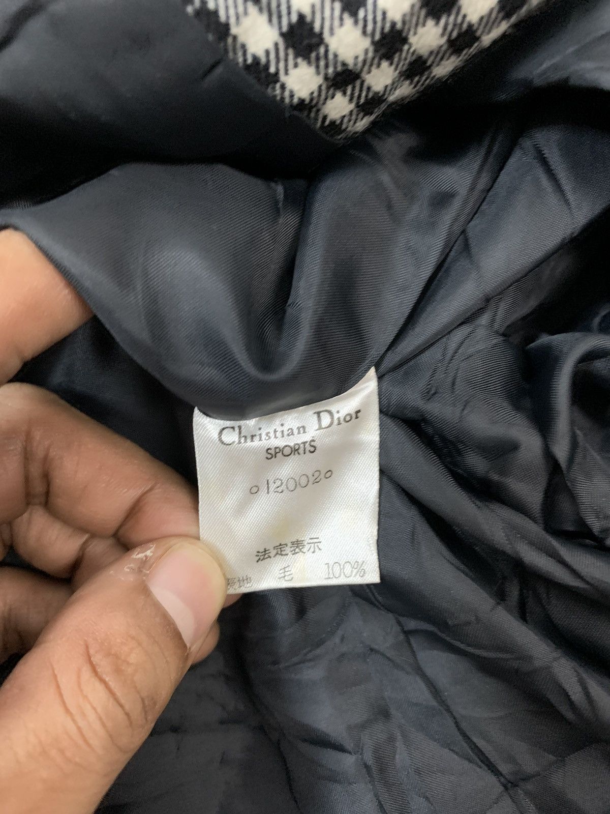 Christian Dior Monsieur Christian Dior Plaid Jacket Size S / US 4 / IT 40 - 6 Thumbnail