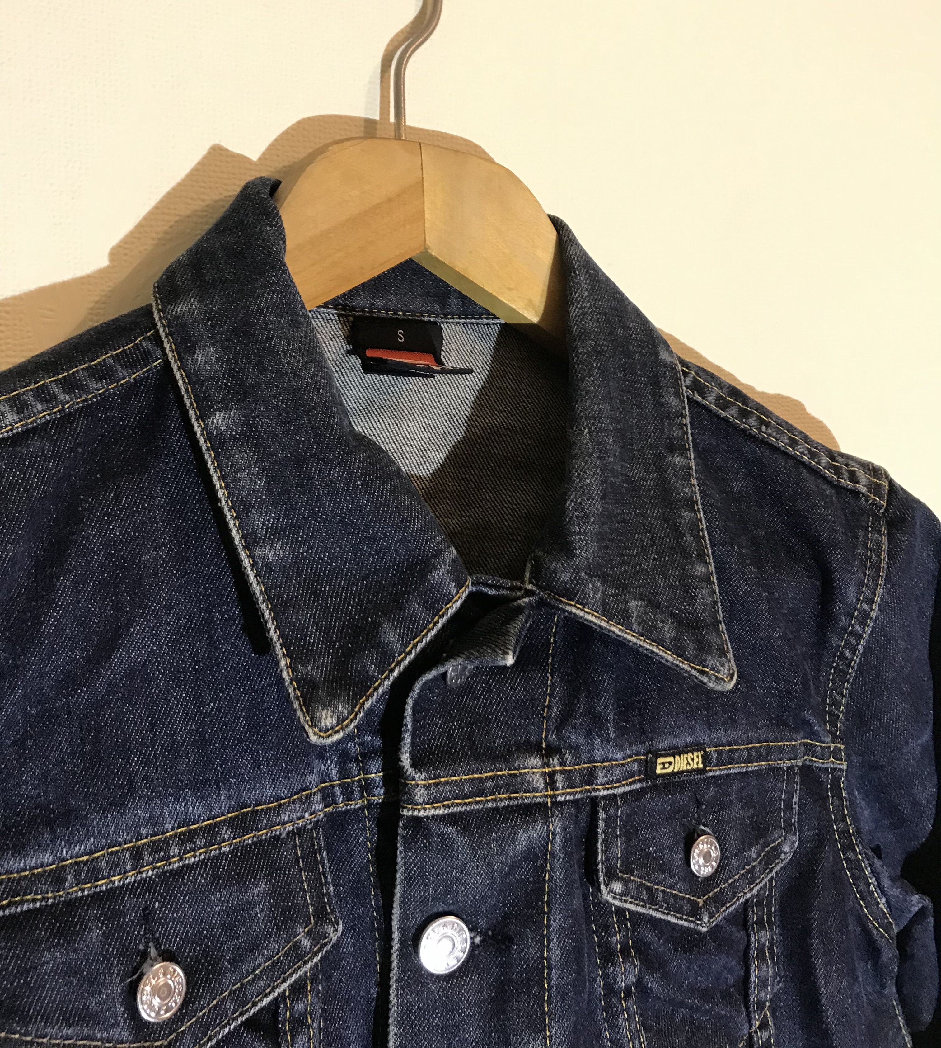 Diesel × Vintage W Diesel Jean Jacket Size S / US 4 / IT 40 - 3 Thumbnail
