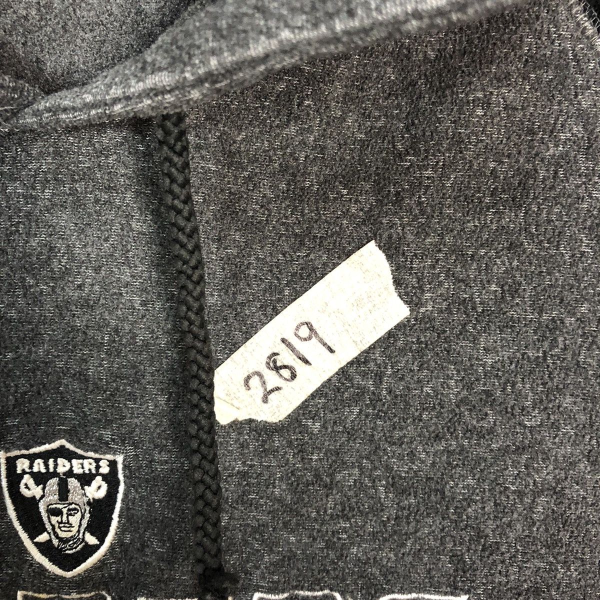 NFL Raiders Grey Hoodies sweatshirt sport #2819 Size US XL / EU 56 / 4 - 7 Thumbnail