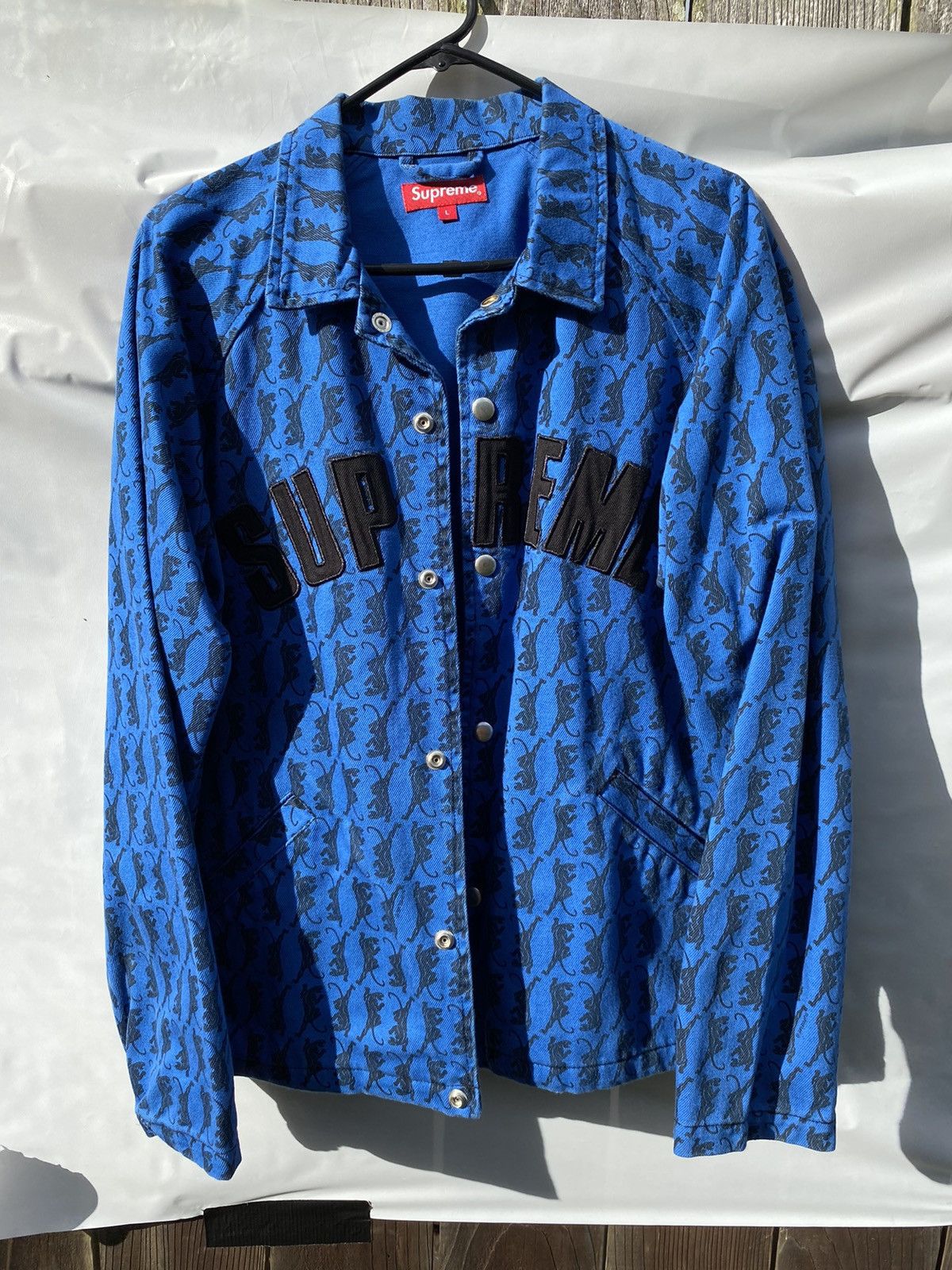 Supreme Cop Car Embroidered Work Jacket | Grailed