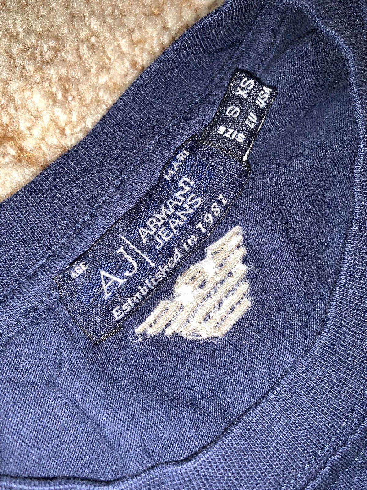 Armani × Armani Exchange × Giorgio Armani Armani jeans tee T-shirt 👕 S/XS size y2k 90s luxury polo Size US S / EU 44-46 / 1 - 8 Thumbnail