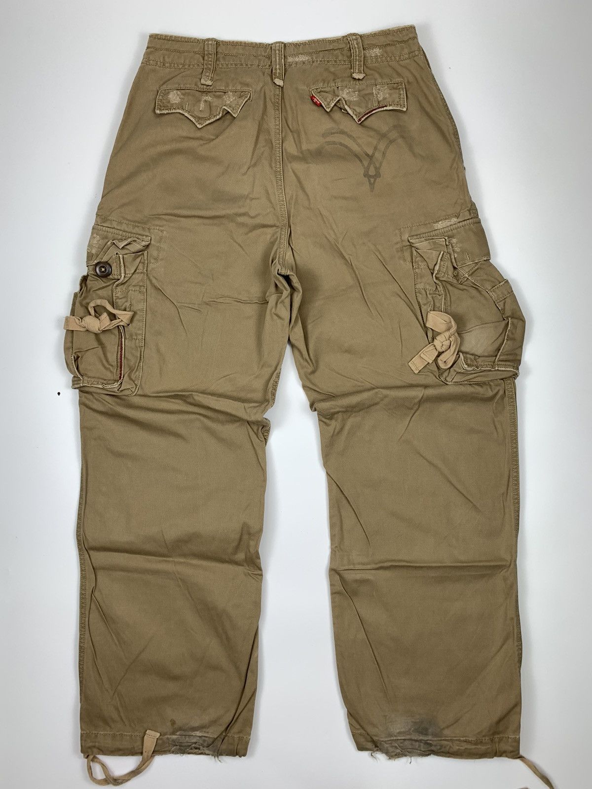 Levi's Levis Strauss n co Distressed Cargo Pants Size US 32 / EU 48 - 10 Thumbnail