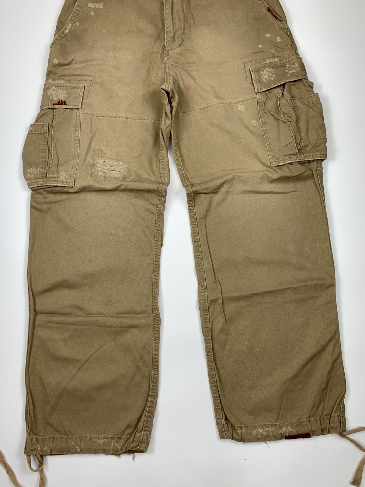 Levi's Levis Strauss n co Distressed Cargo Pants Size US 32 / EU 48 - 3 Thumbnail