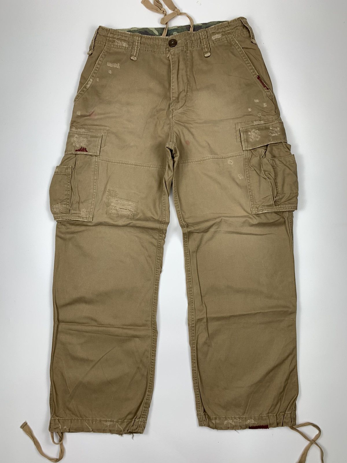 Levi's Levis Strauss n co Distressed Cargo Pants Size US 32 / EU 48 - 1 Thumbnail