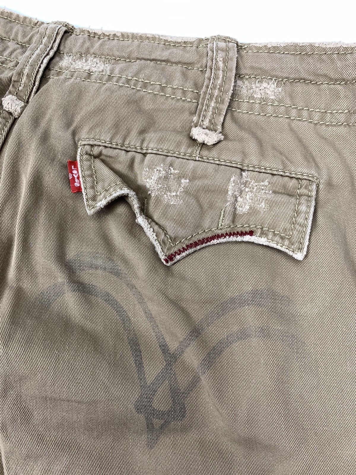 Levi's Levis Strauss n co Distressed Cargo Pants Size US 32 / EU 48 - 14 Thumbnail