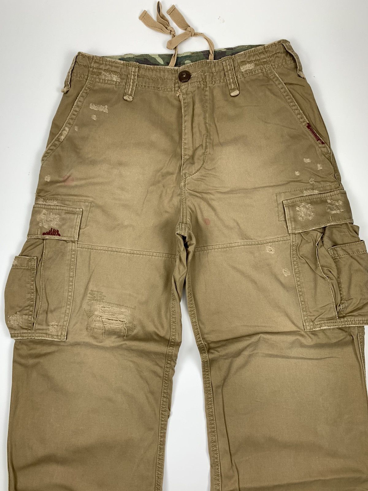 Levi's Levis Strauss n co Distressed Cargo Pants Size US 32 / EU 48 - 2 Thumbnail